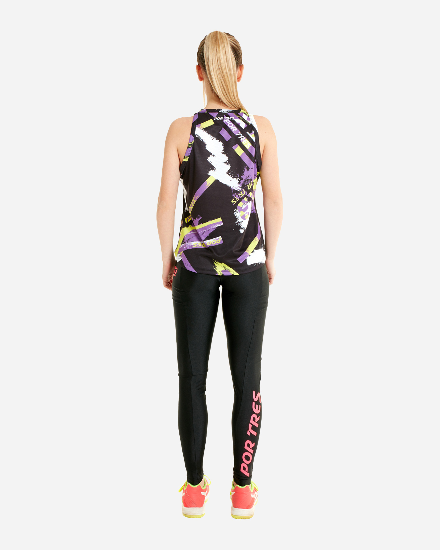T-shirt tennis X3 POR TRES CALANDA W - Nero - 2 | Cisalfa Sport