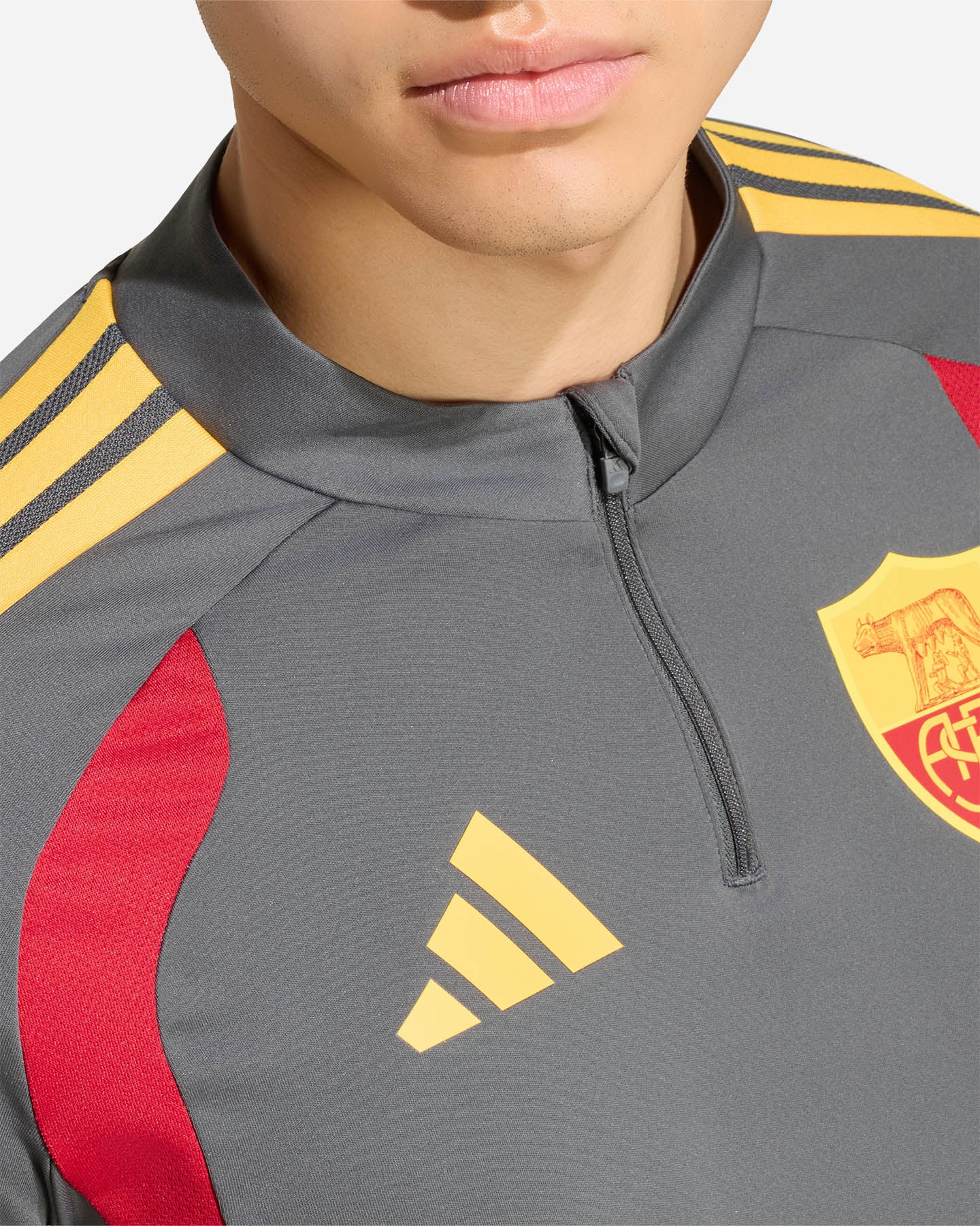 Abbigliamento calcio ufficiale ADIDAS AS ROMA TIRO26 COMPETITION TRAINING 26-27 M - 4 | Cisalfa Sport