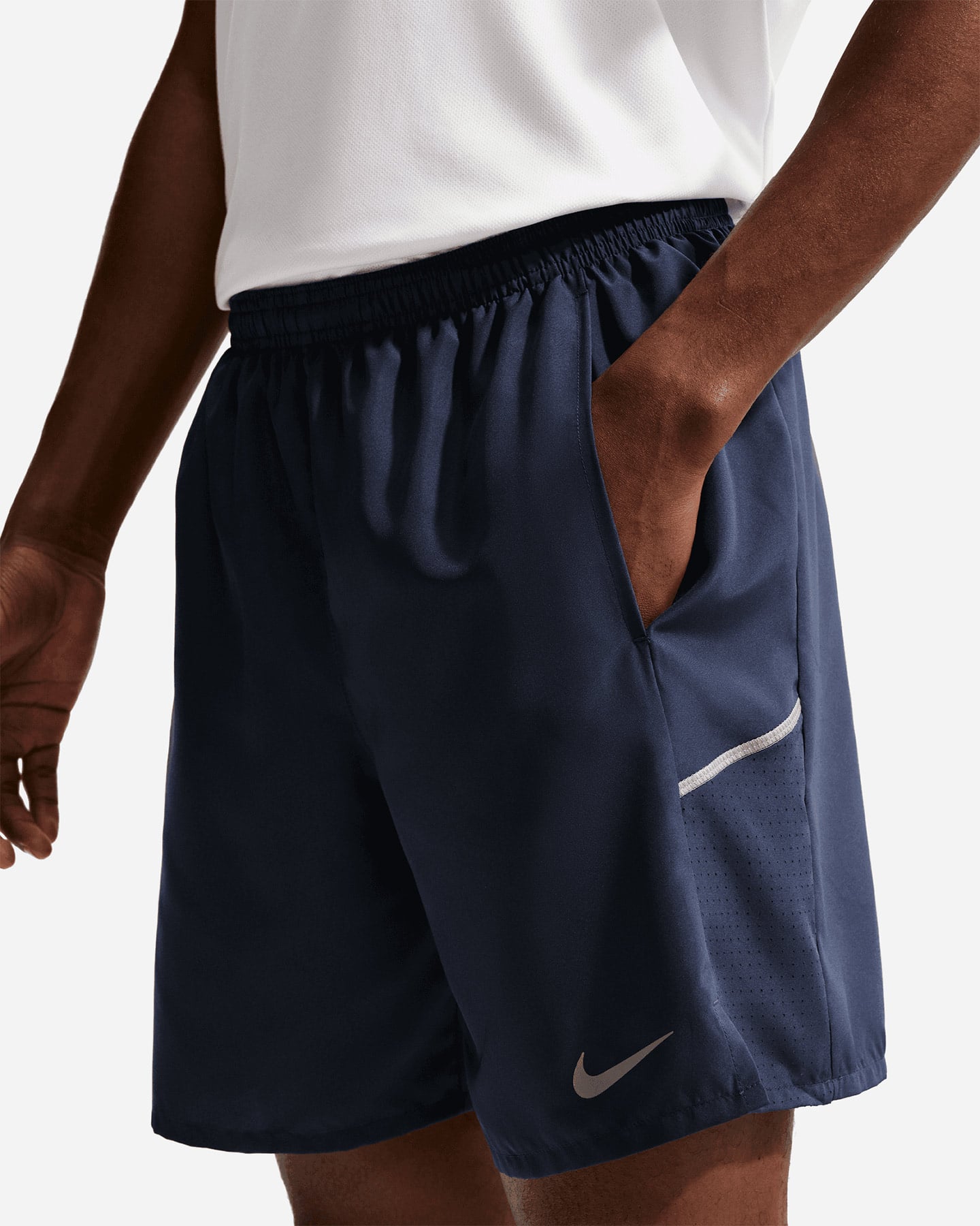 Short running NIKE MILER 7 M - Blu - 3 | Cisalfa Sport