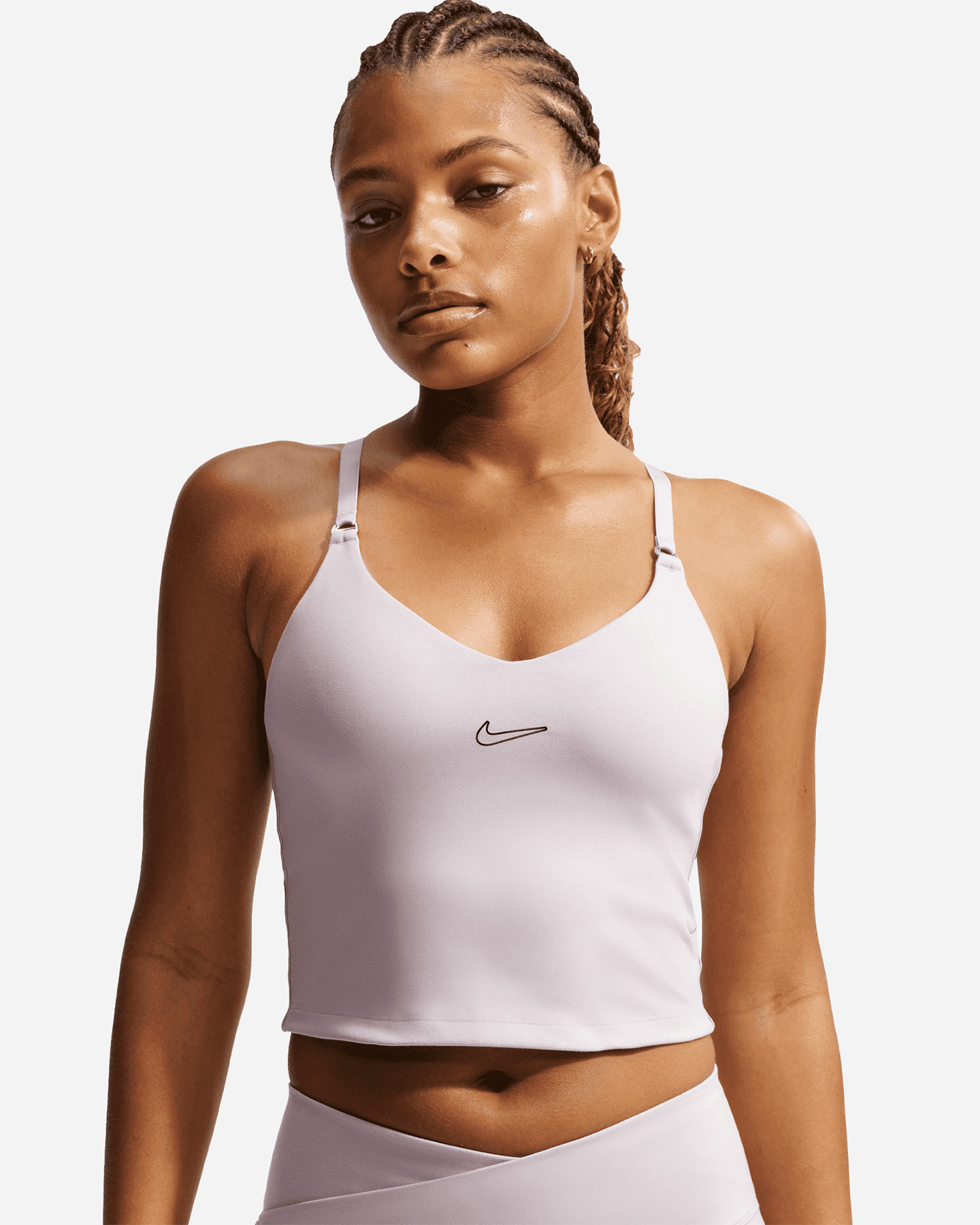 Bra training NIKE CROP SWOOSH W - Rosa - 3 | Cisalfa Sport