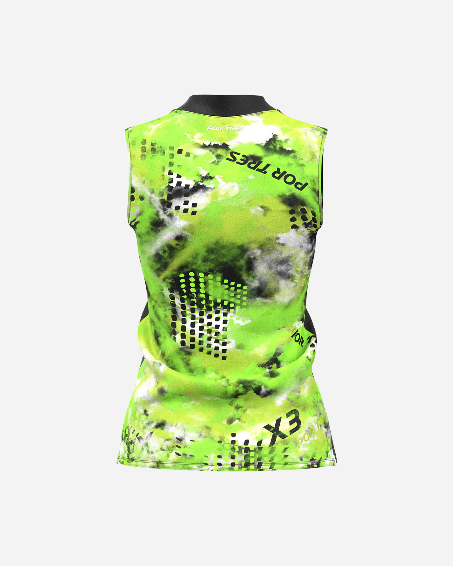 T-shirt tennis X3 POR TRES SVEZIA W - Verde - 1 | Cisalfa Sport