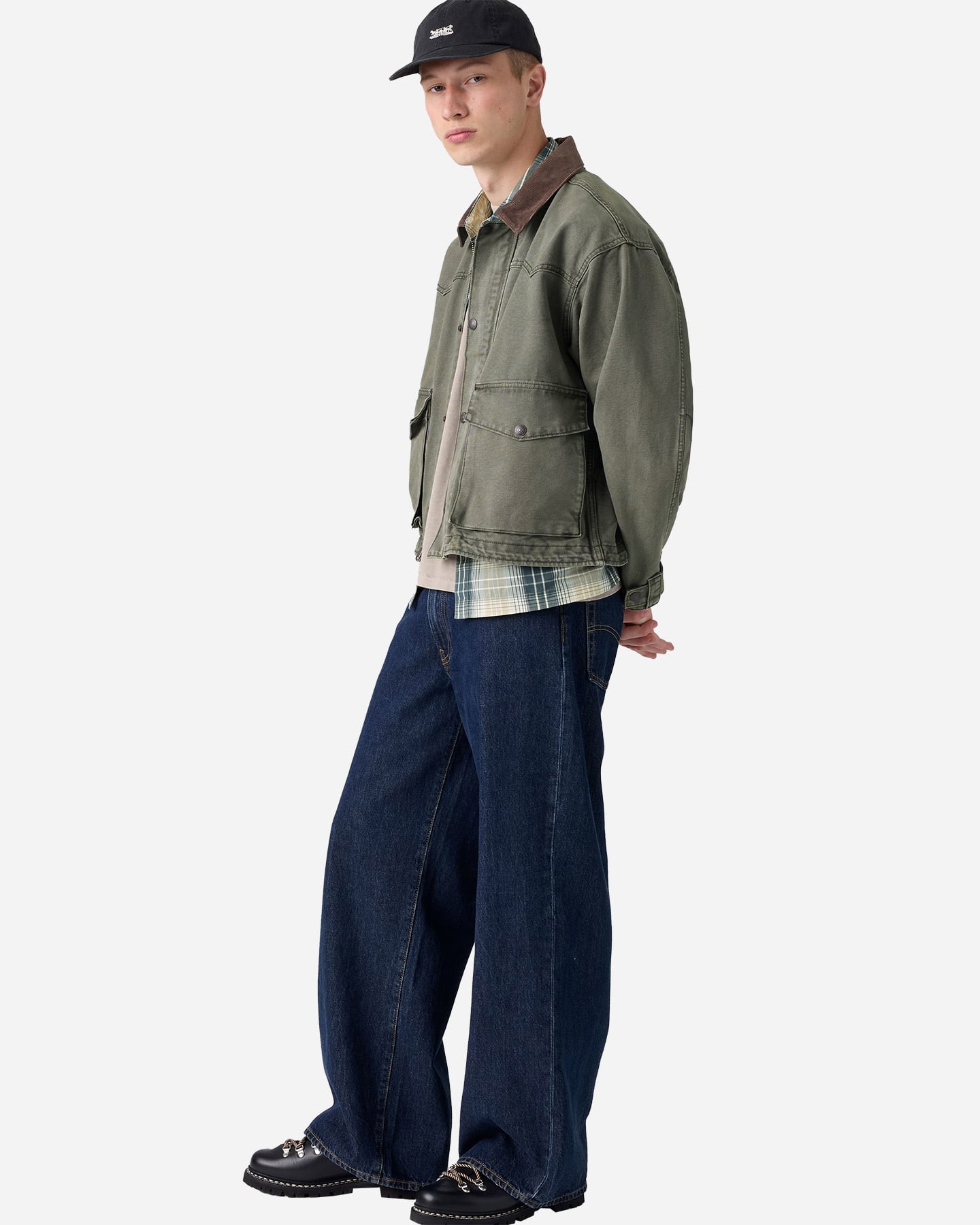 Giubbotto LEVI'S CANVAS COLLO CORDUROY M - Denim - 4 | Cisalfa Sport