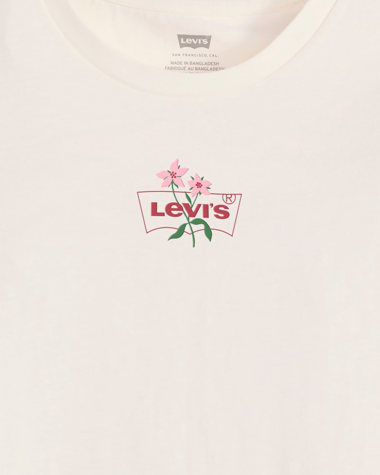 T-shirt LEVI'S BATWING FLOWERS W - Bianco - 4 | Cisalfa Sport