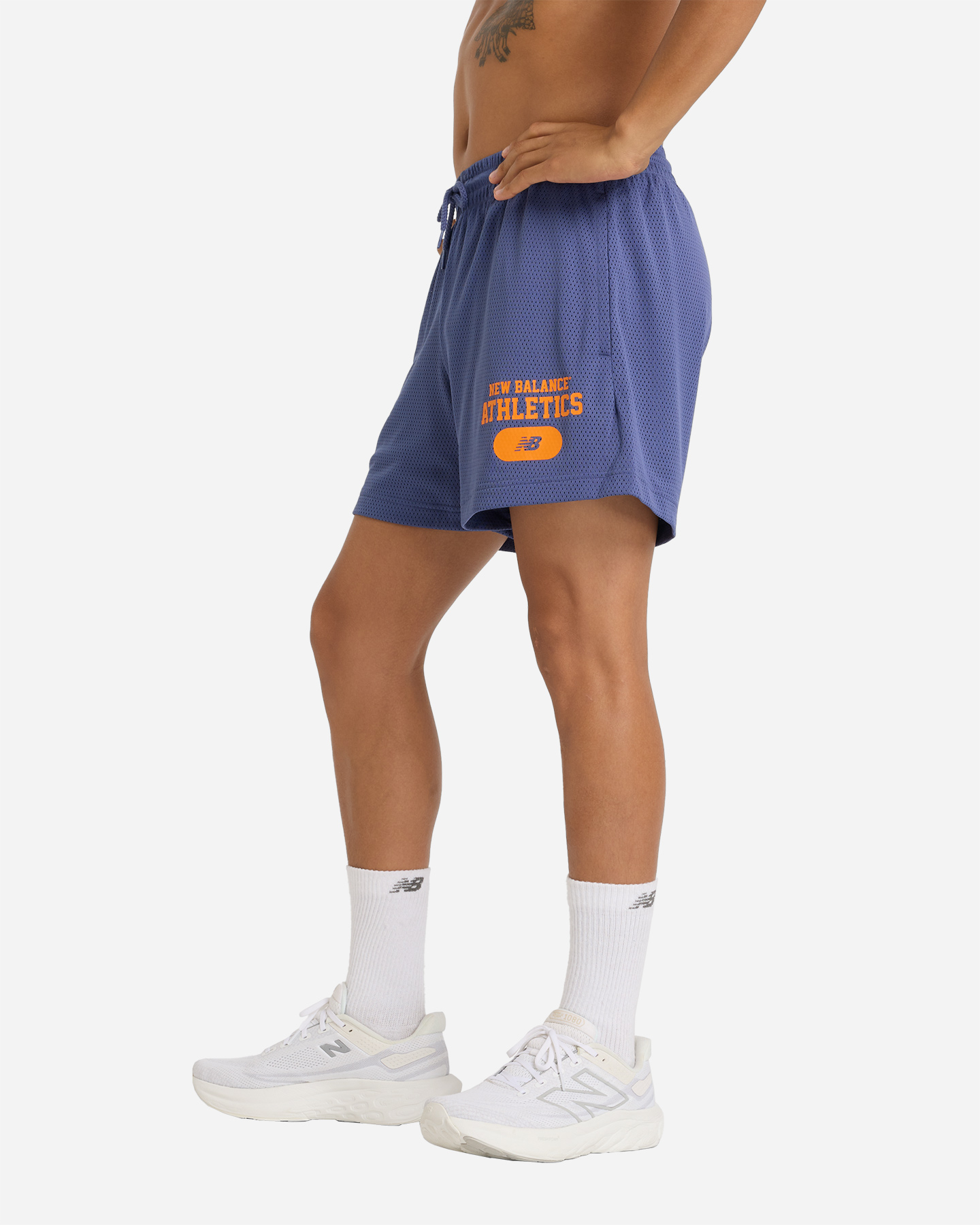 Pantaloncini NEW BALANCE HERITAGE MESH M - Blu - 1 | Cisalfa Sport