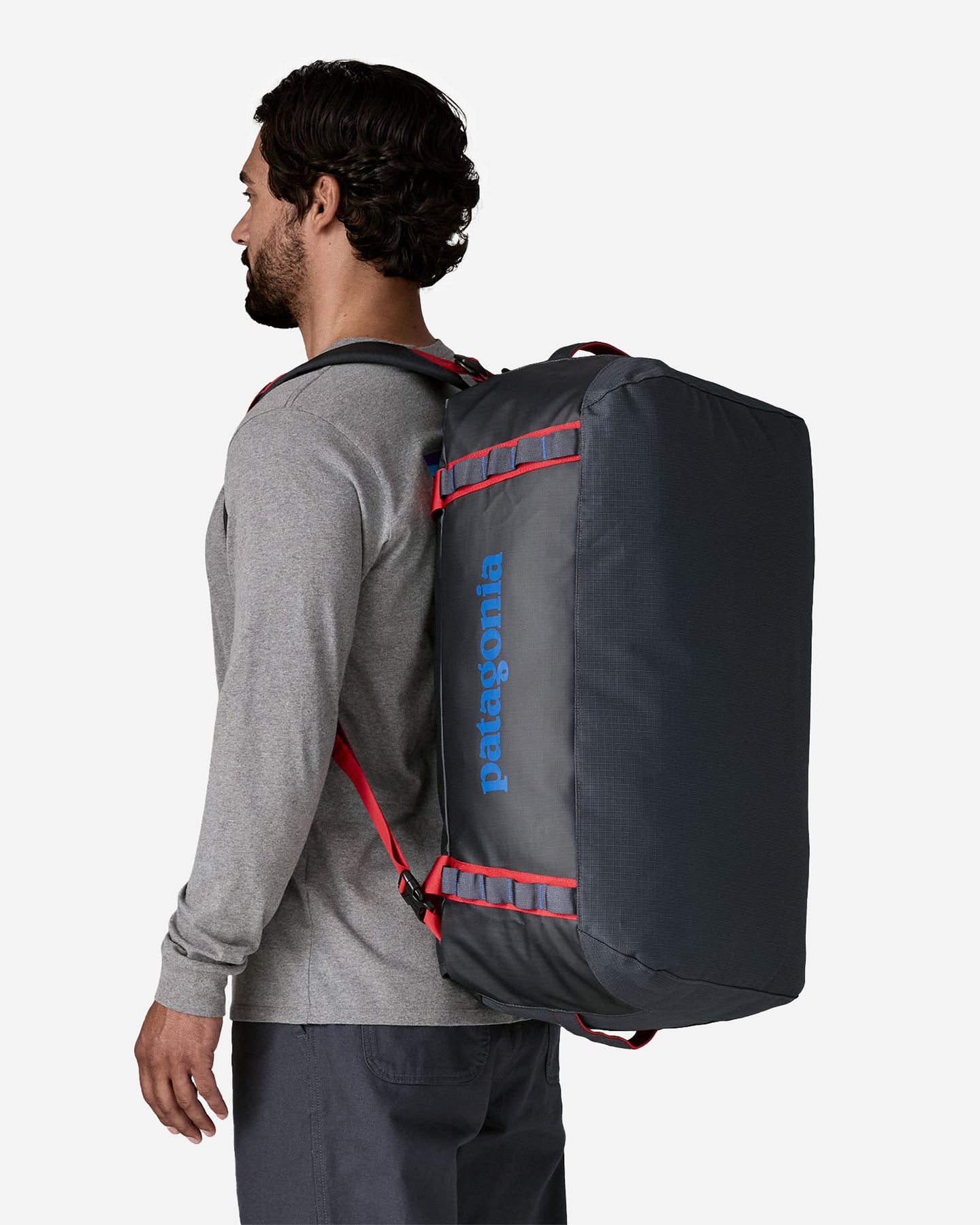Borsa viaggio PATAGONIA BLACK HOLE DUFFEL 55L  - Blu - 2 | Cisalfa Sport