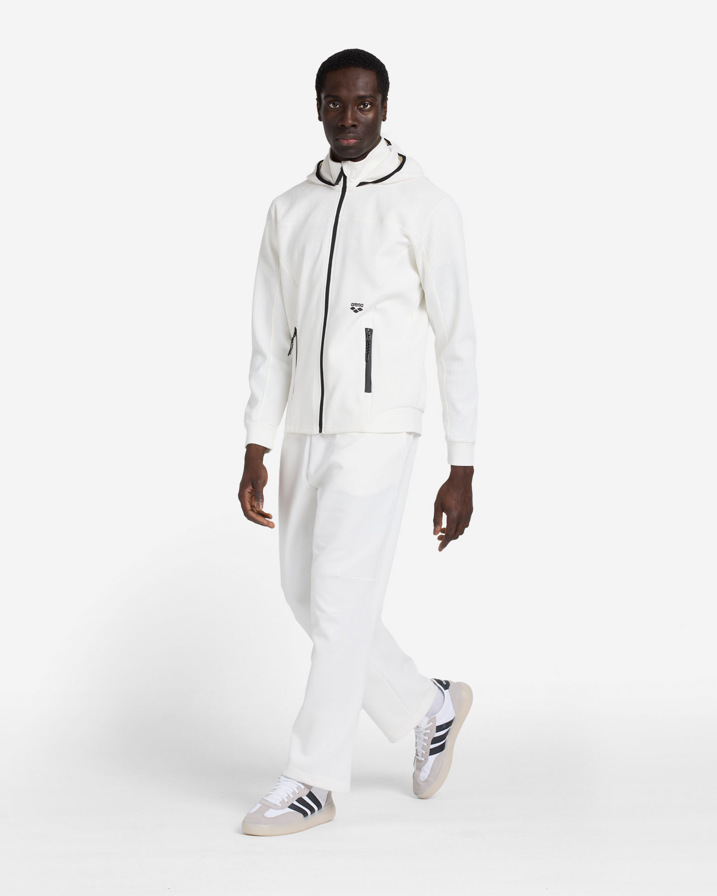 Felpa ARENA EVOLVING ATHLETIC M - Bianco - 2 | Cisalfa Sport