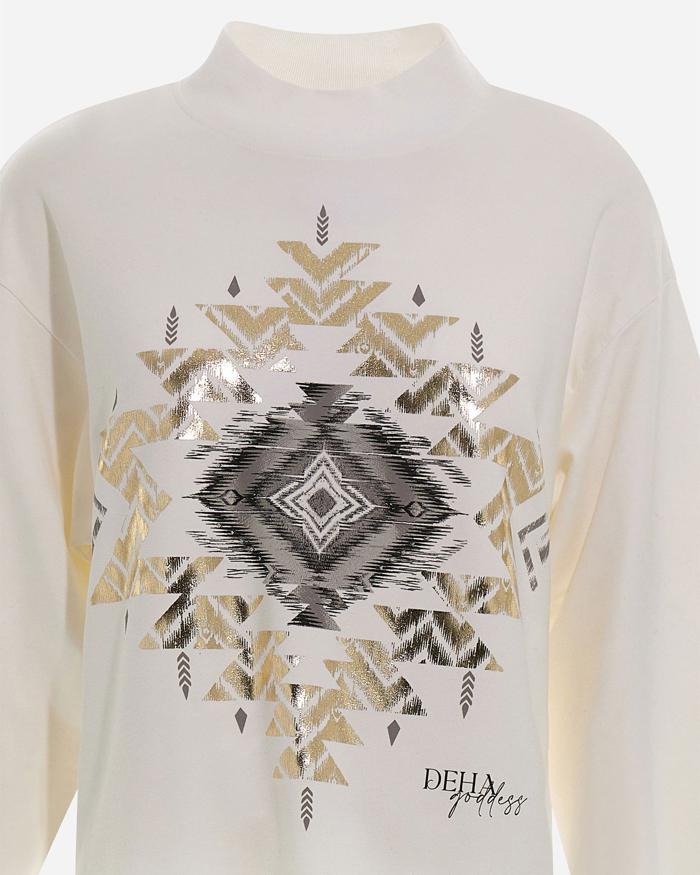 Felpa DEHA LUPETTO GRAPHIC W - Bianco - 2 | Cisalfa Sport