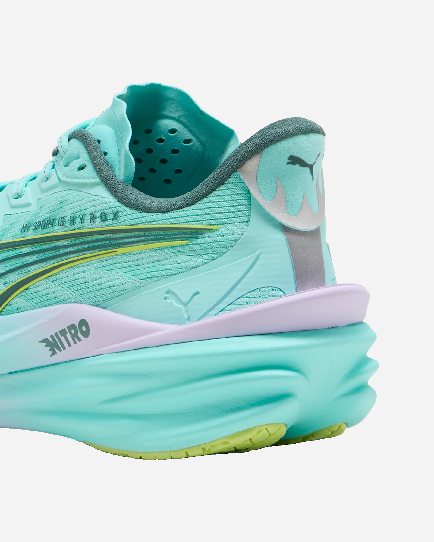 Scarpe running PUMA DEVIATE NITRO 4 HYROX W - Verde - 5 | Cisalfa Sport