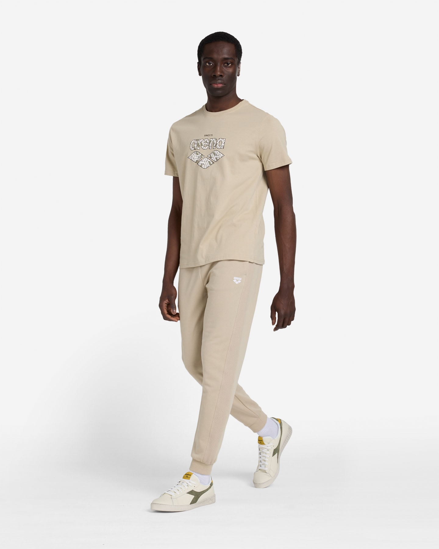 T-shirt ARENA ATHLETIC ESSENTIAL M - Beige - 2 | Cisalfa Sport