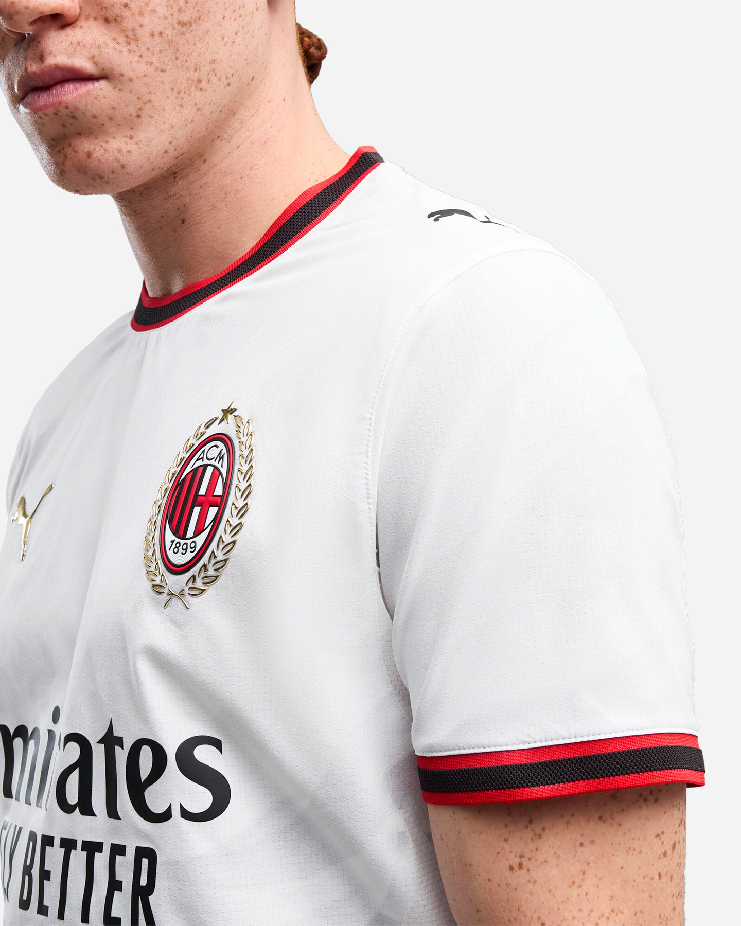 Maglia calcio ufficiale PUMA AC MILAN AWAY 26 M - Bianco - 4 | Cisalfa Sport