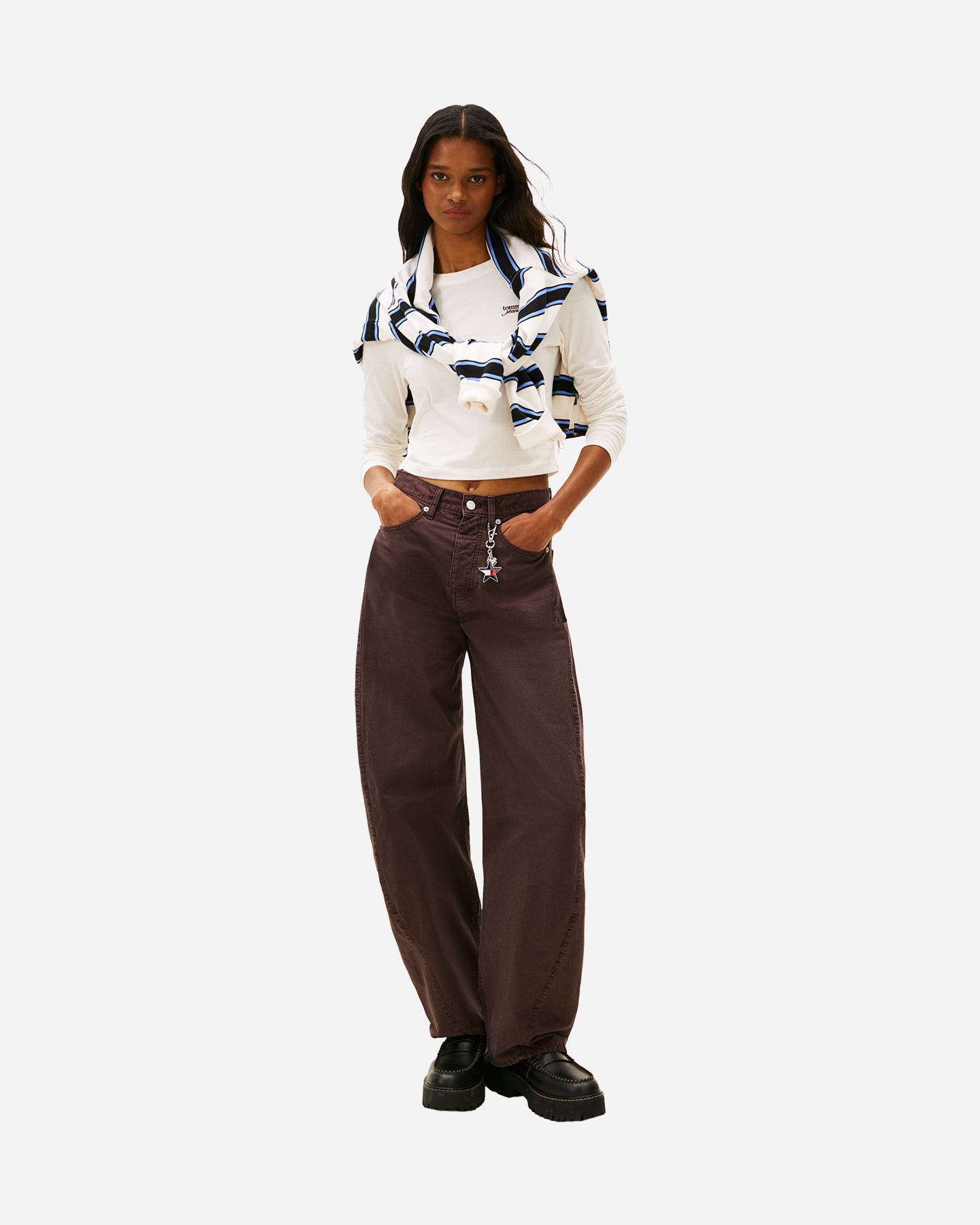 T-shirt TOMMY HILFIGER SLIM SCRIPT W - Bianco - 2 | Cisalfa Sport