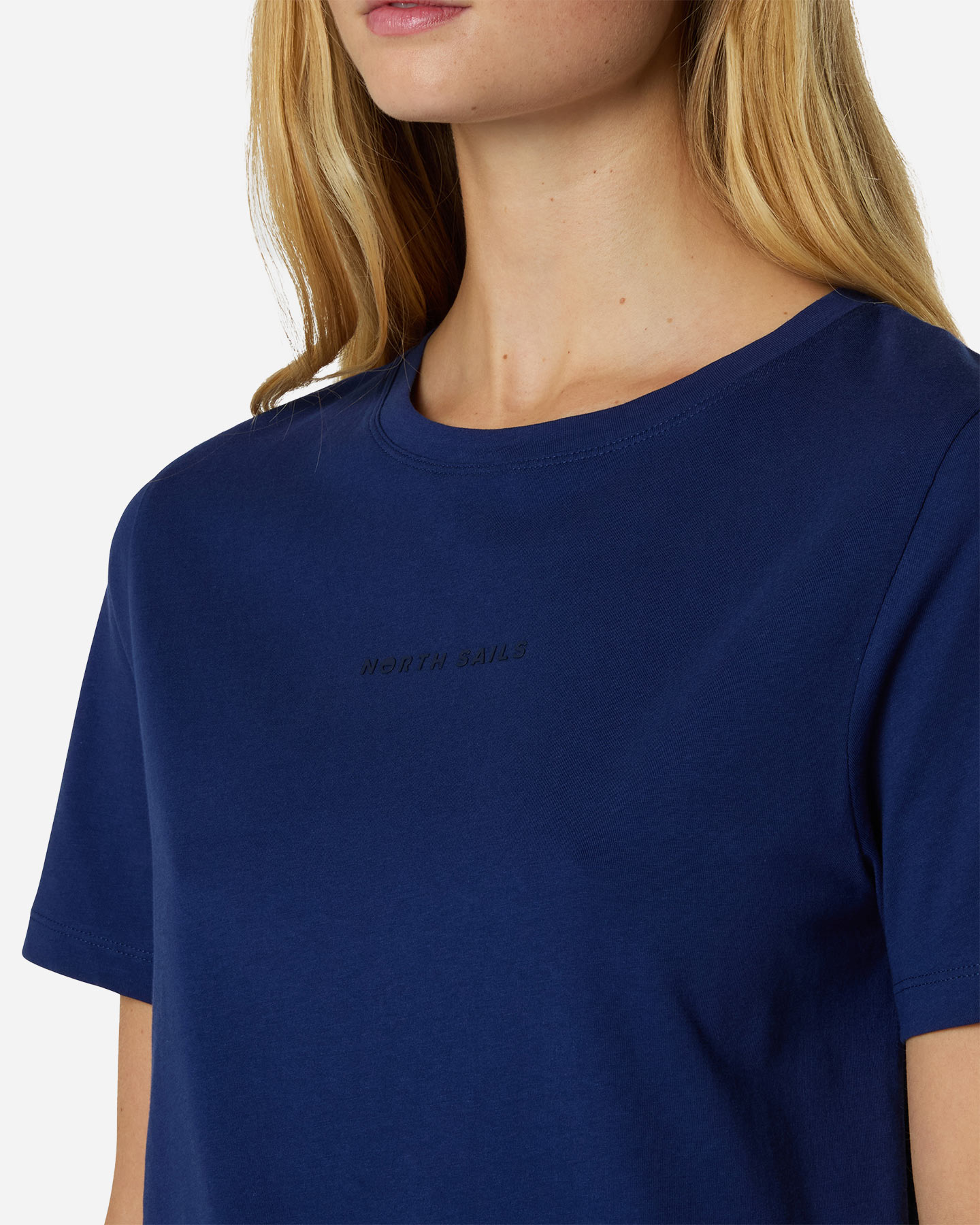 T-shirt NORTH SAILS LINEAR LOGO W - Blu - 5 | Cisalfa Sport