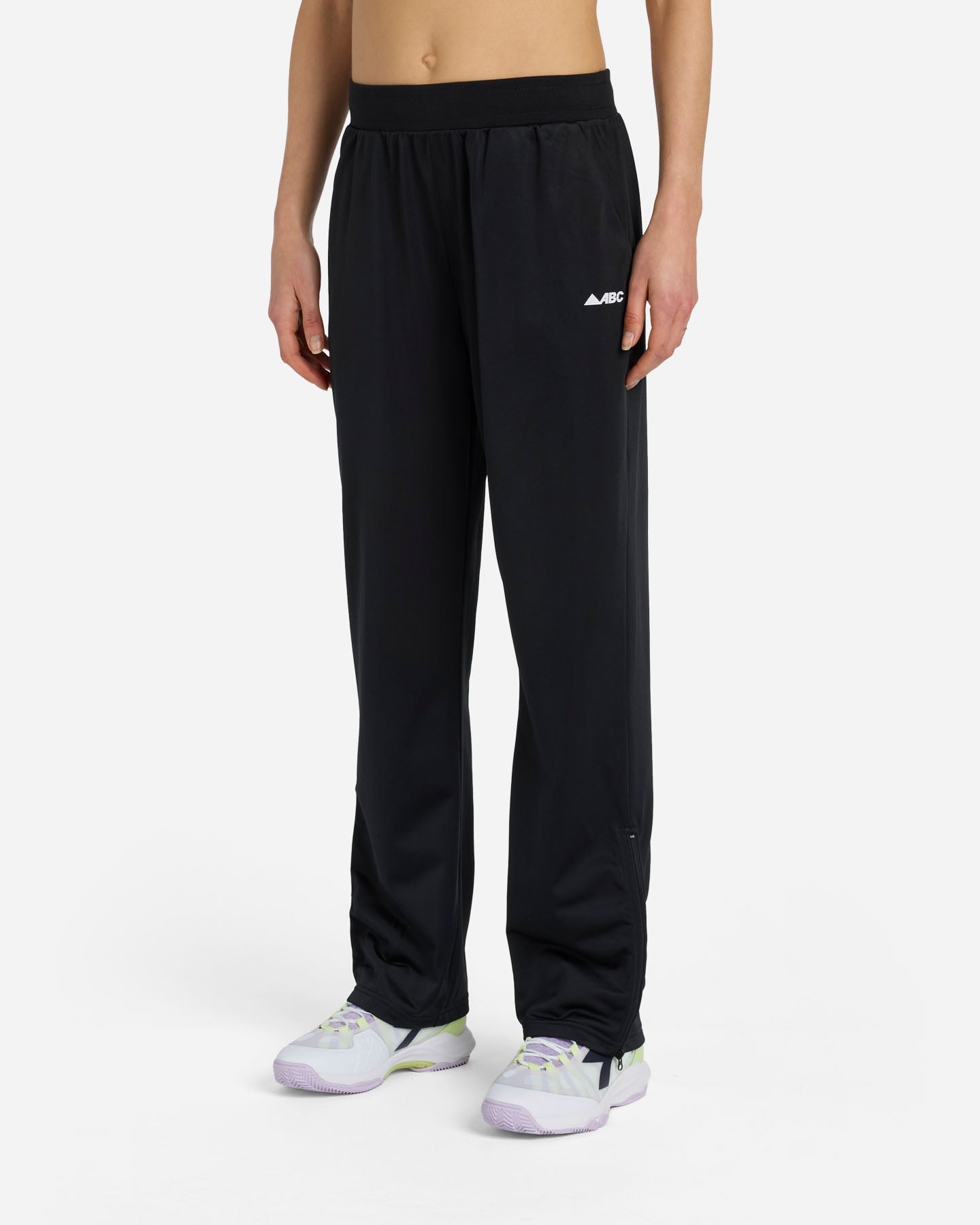 Pantalone tennis ABC ESSENTIAL W - Nero - 3 | Cisalfa Sport