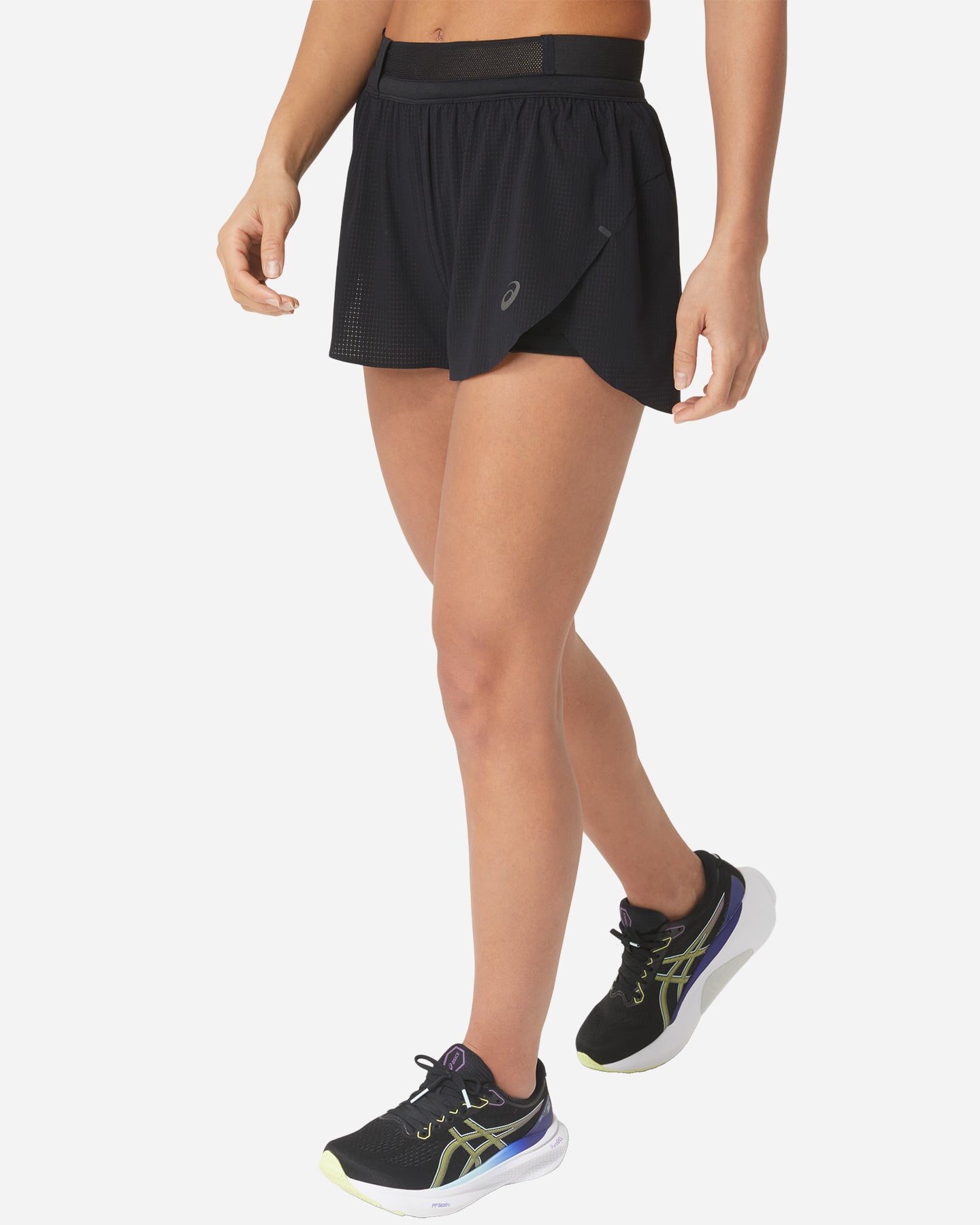 Short running ASICS METARUN SPLIT W - Nero - 2 | Cisalfa Sport