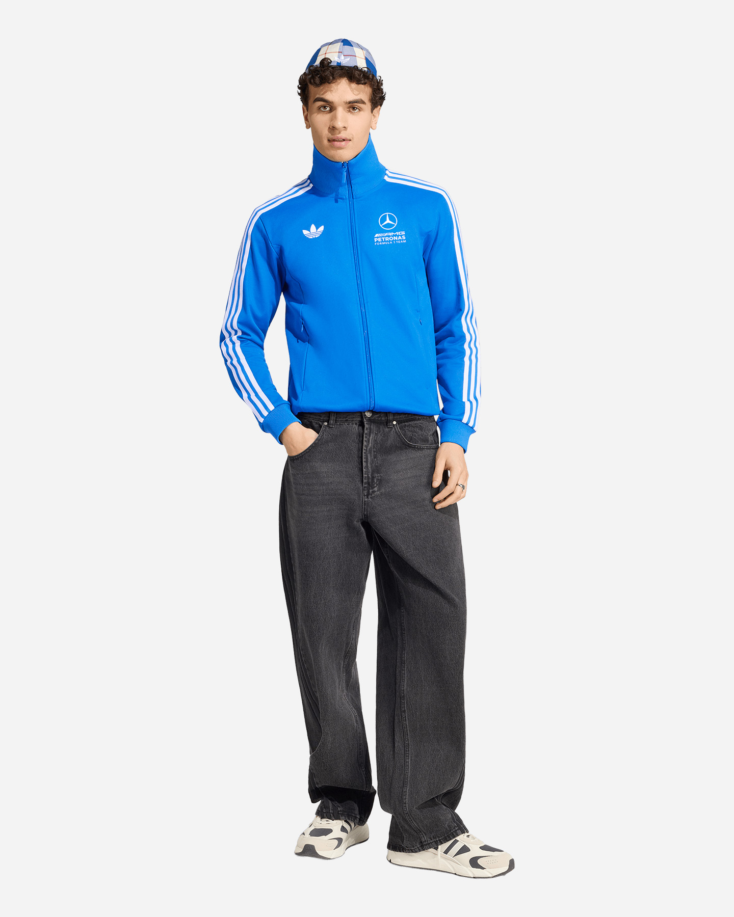 Felpa ADIDAS ORIGINALS MERCEDES 3STRIPES M - Blu - 2 | Cisalfa Sport