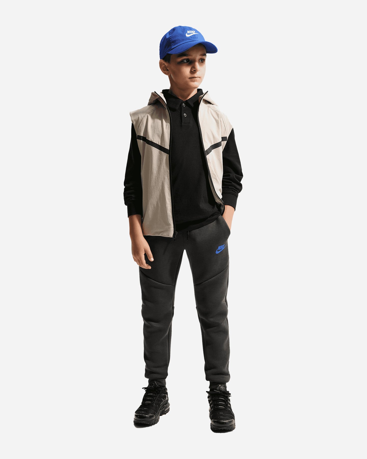 Pantalone NIKE TECH FLEECE 2 JR - Antracite - 1 | Cisalfa Sport