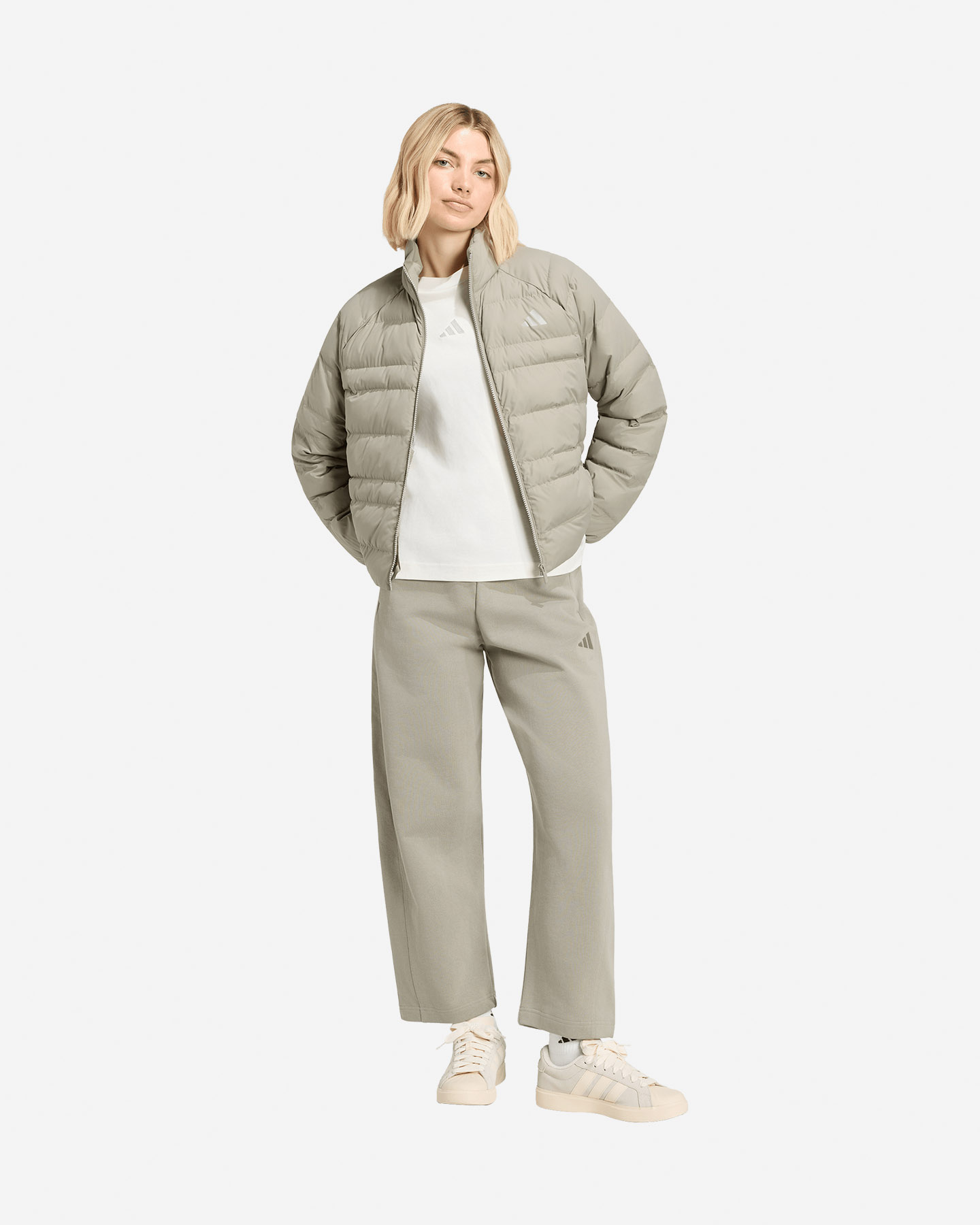 Felpa ADIDAS ESSENTIALS W - Verde - 2 | Cisalfa Sport