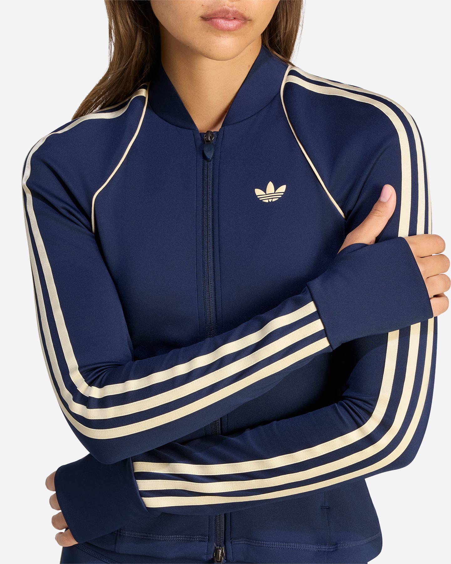 Felpa training ADIDAS ORIGINALS W - Blu - 4 | Cisalfa Sport