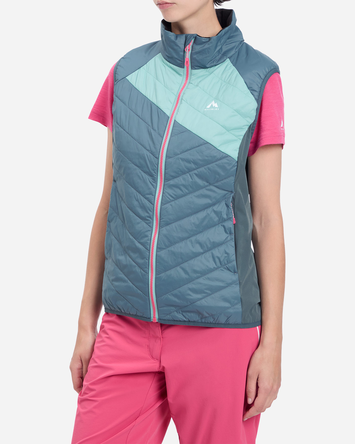 Gilet MCKINLEY SIERRE HYBRID W - Blu - 1 | Cisalfa Sport
