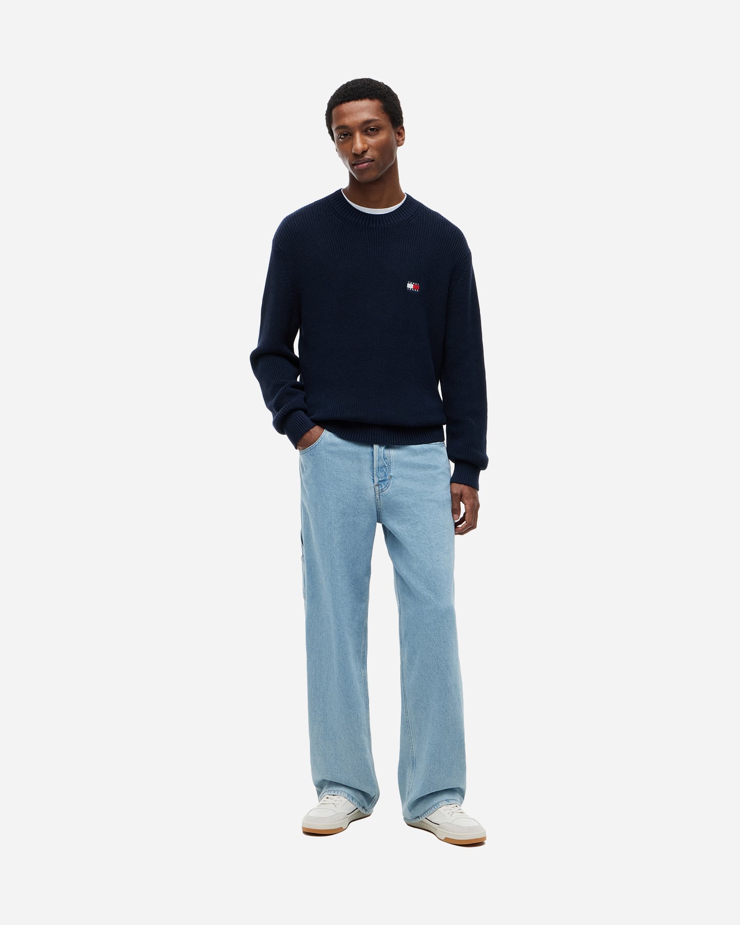 Maglione TOMMY HILFIGER ESSENTIAL M - Blu - 2 | Cisalfa Sport
