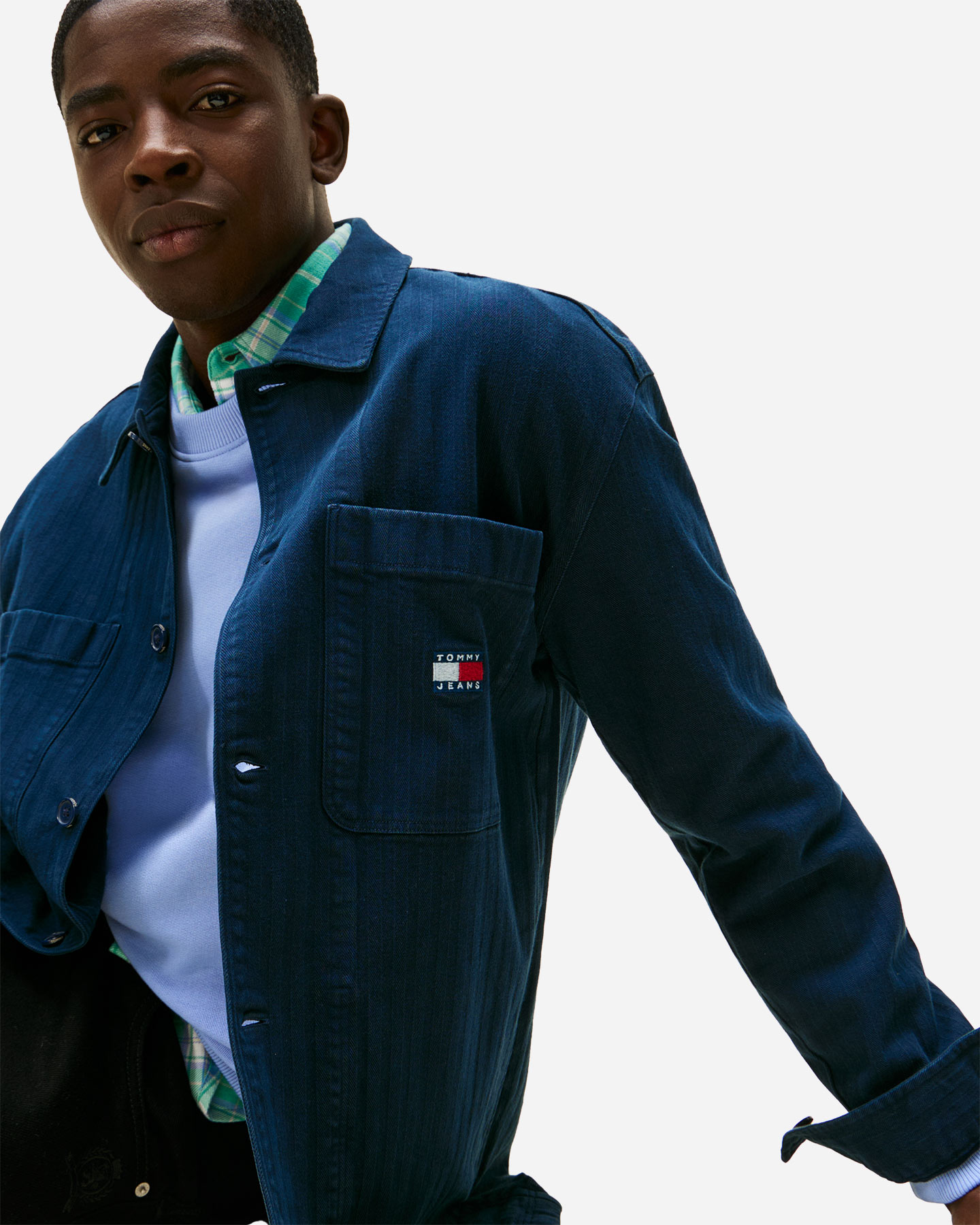 Giubbotto TOMMY HILFIGER HERRINGBONE M - Blu - 4 | Cisalfa Sport