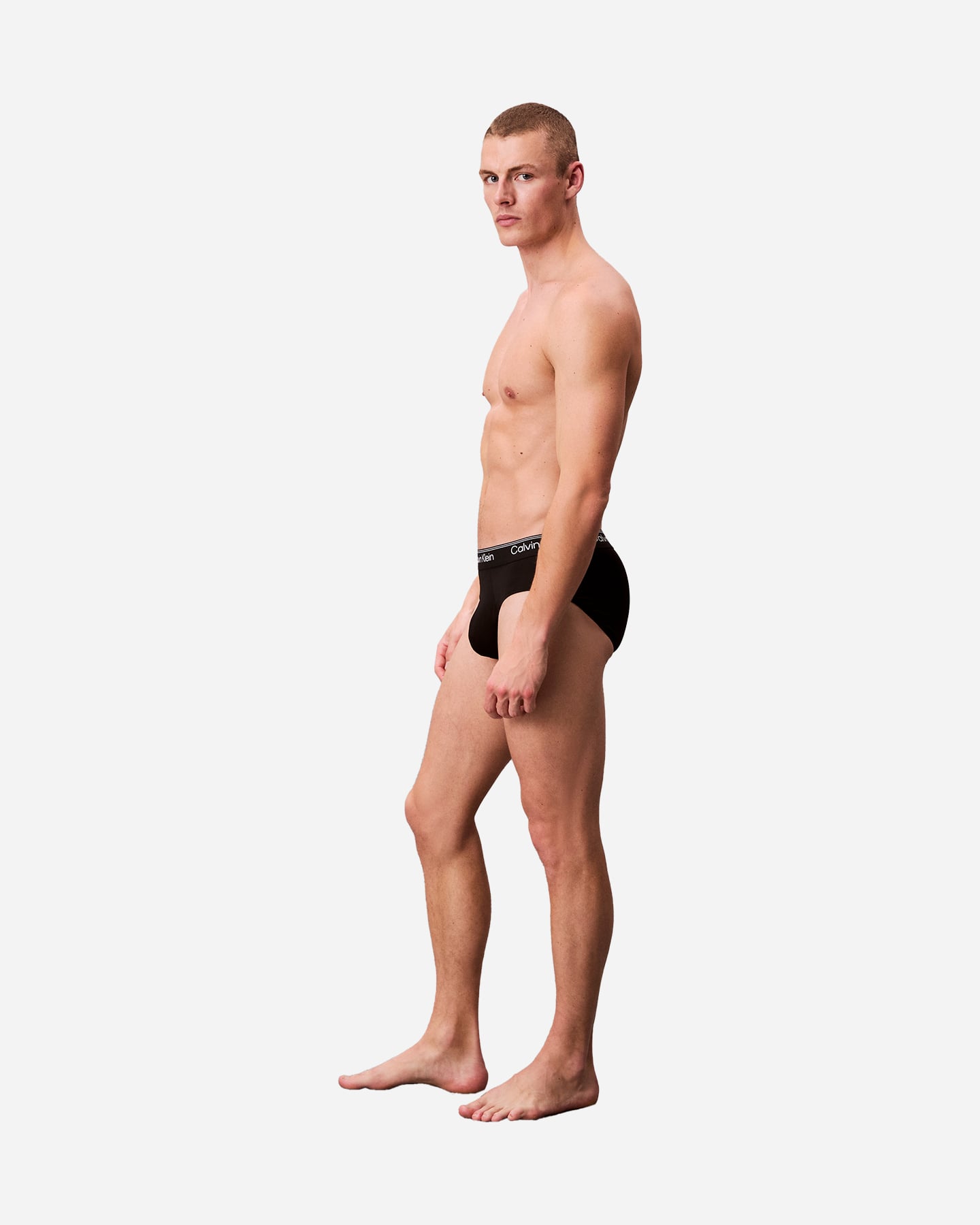 Slip intimo CALVIN KLEIN UNDERWEAR 3PACK SLIP HIP BRIEF M - Nero - 4 | Cisalfa Sport