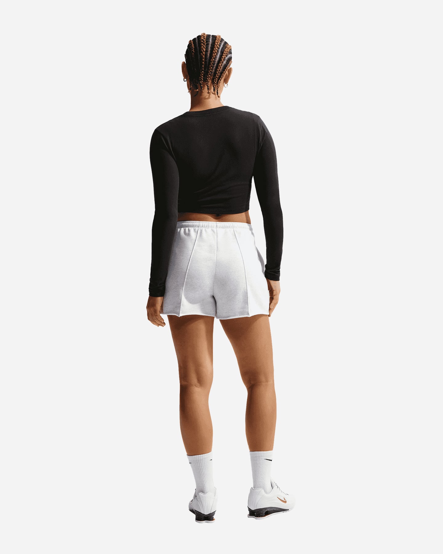 Pantaloncini NIKE CHILL SMALL LOGO W - Bianco - 2 | Cisalfa Sport