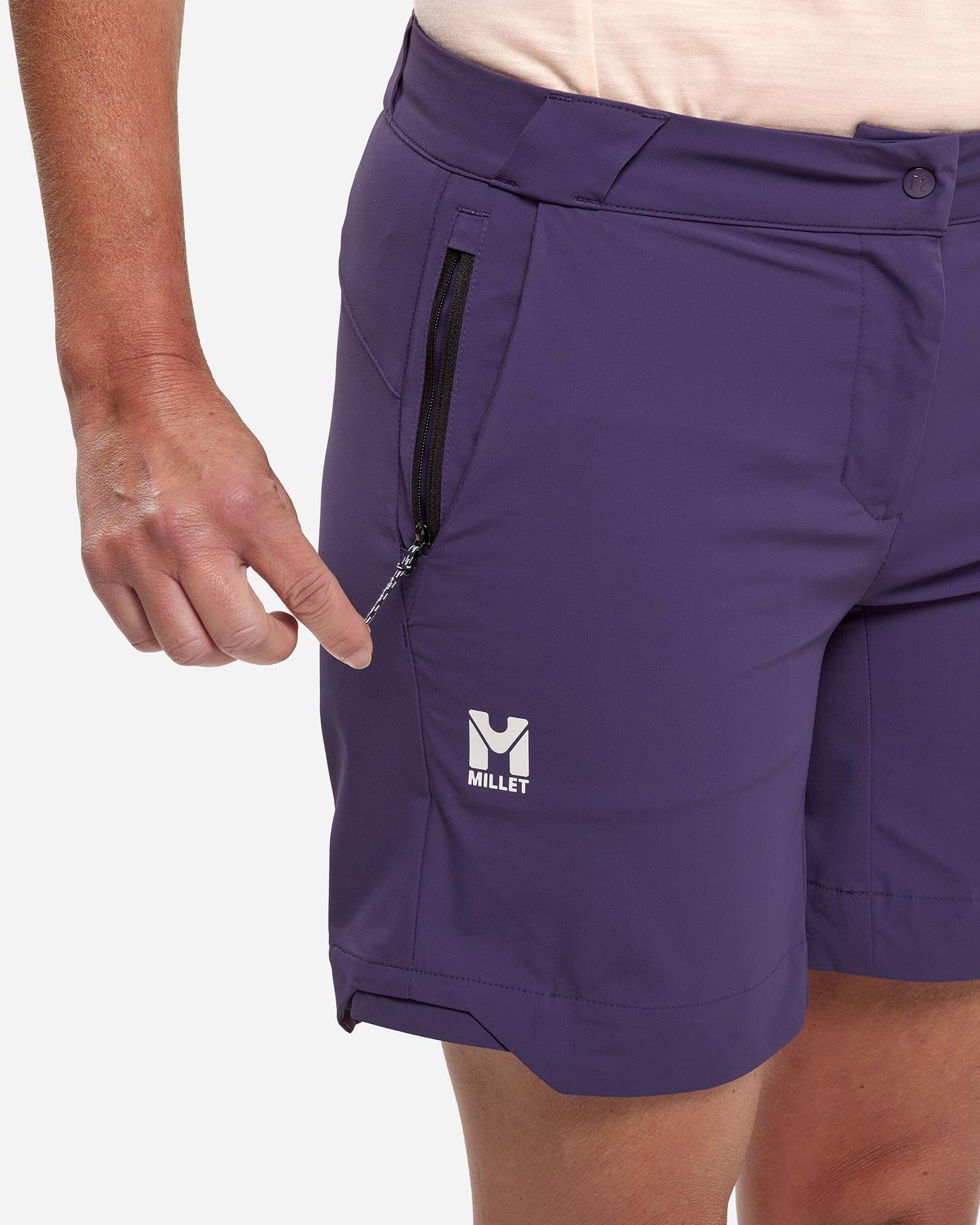 Pantaloncini MILLET UBIC STRETCH W - Viola - 3 | Cisalfa Sport