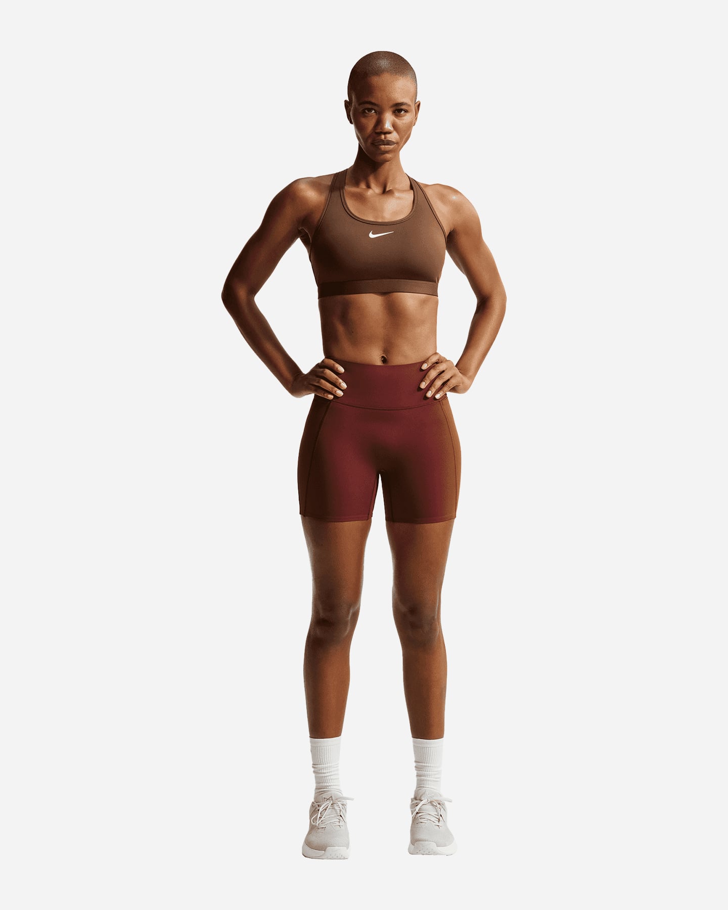 Bra training NIKE SWOOSH W - Marrone - 1 | Cisalfa Sport
