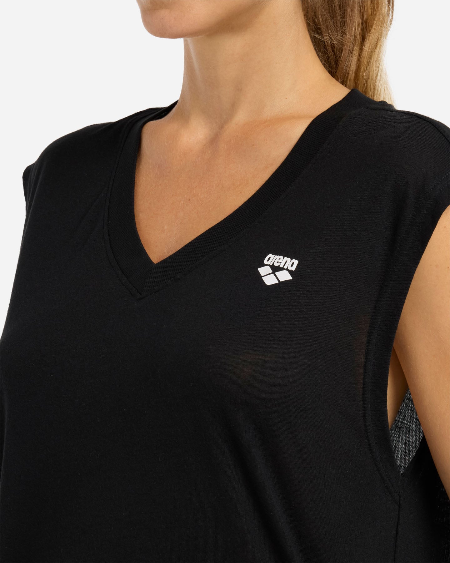 T-shirt ARENA ATHLETIC ESSENTIAL W - Nero - 5 | Cisalfa Sport