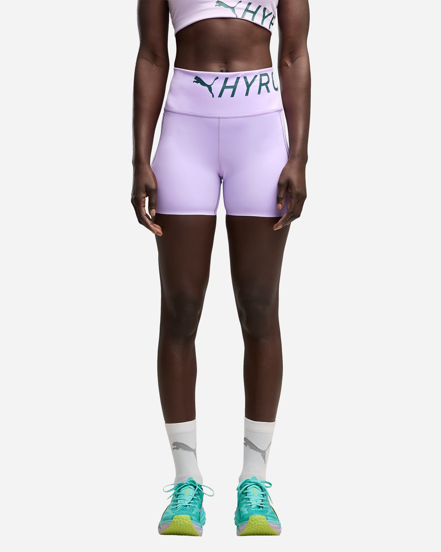 Short training PUMA HYROX PWRMODE W - Lilla - 2 | Cisalfa Sport
