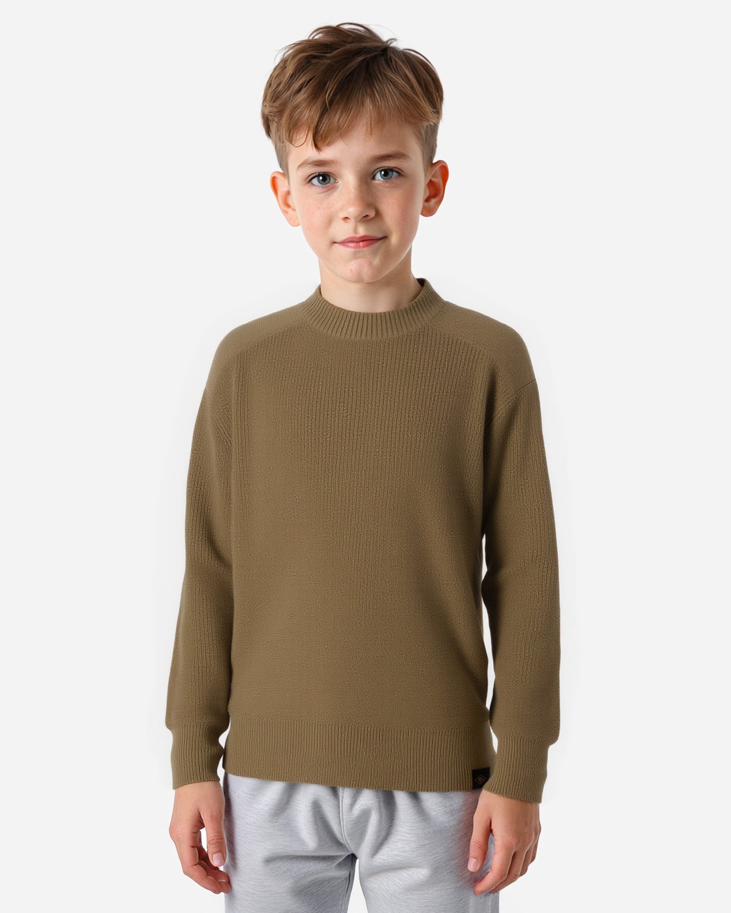 Maglione BEAR ICONIC SMALL LOGO JR - Verde - 3 | Cisalfa Sport