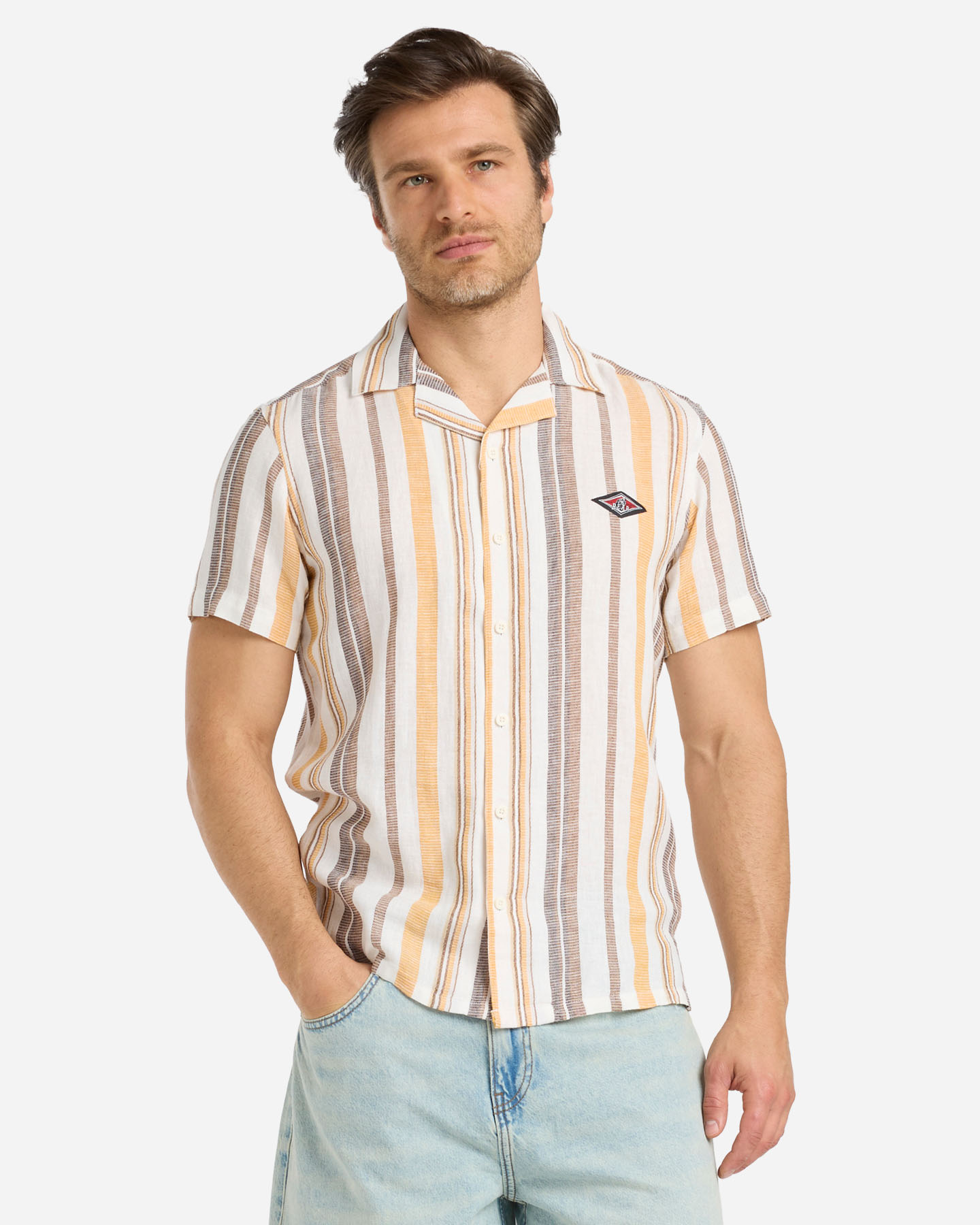 Camicia BEAR WAVES AFTER WAVES M - Beige - 1 | Cisalfa Sport