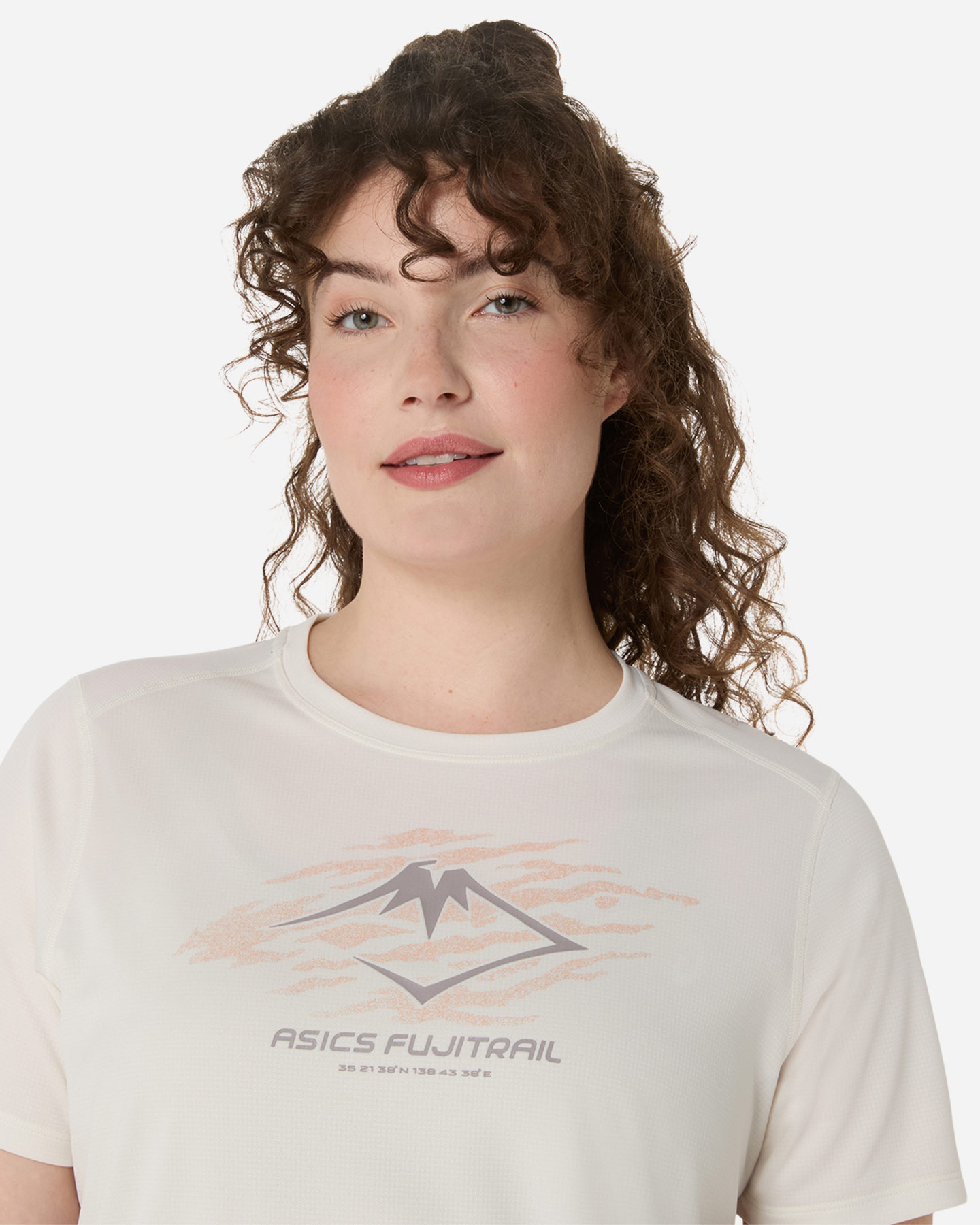 T-shirt running ASICS FUJITRAIL LOGO W - Bianco - 3 | Cisalfa Sport