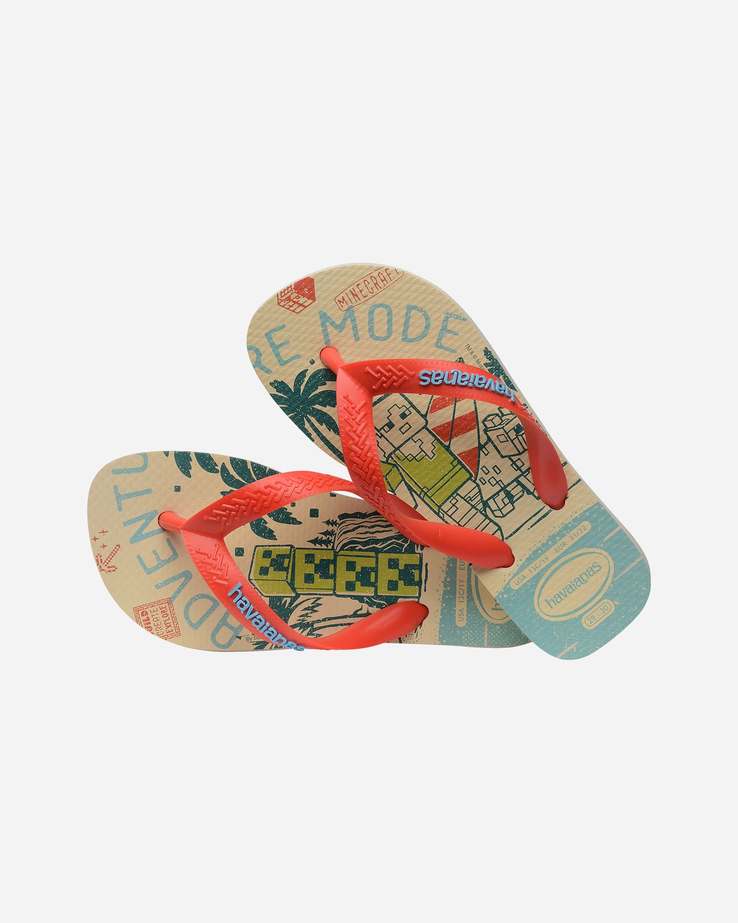 Infradito HAVAIANAS MINECRAFT JR - Beige - 1 | Cisalfa Sport