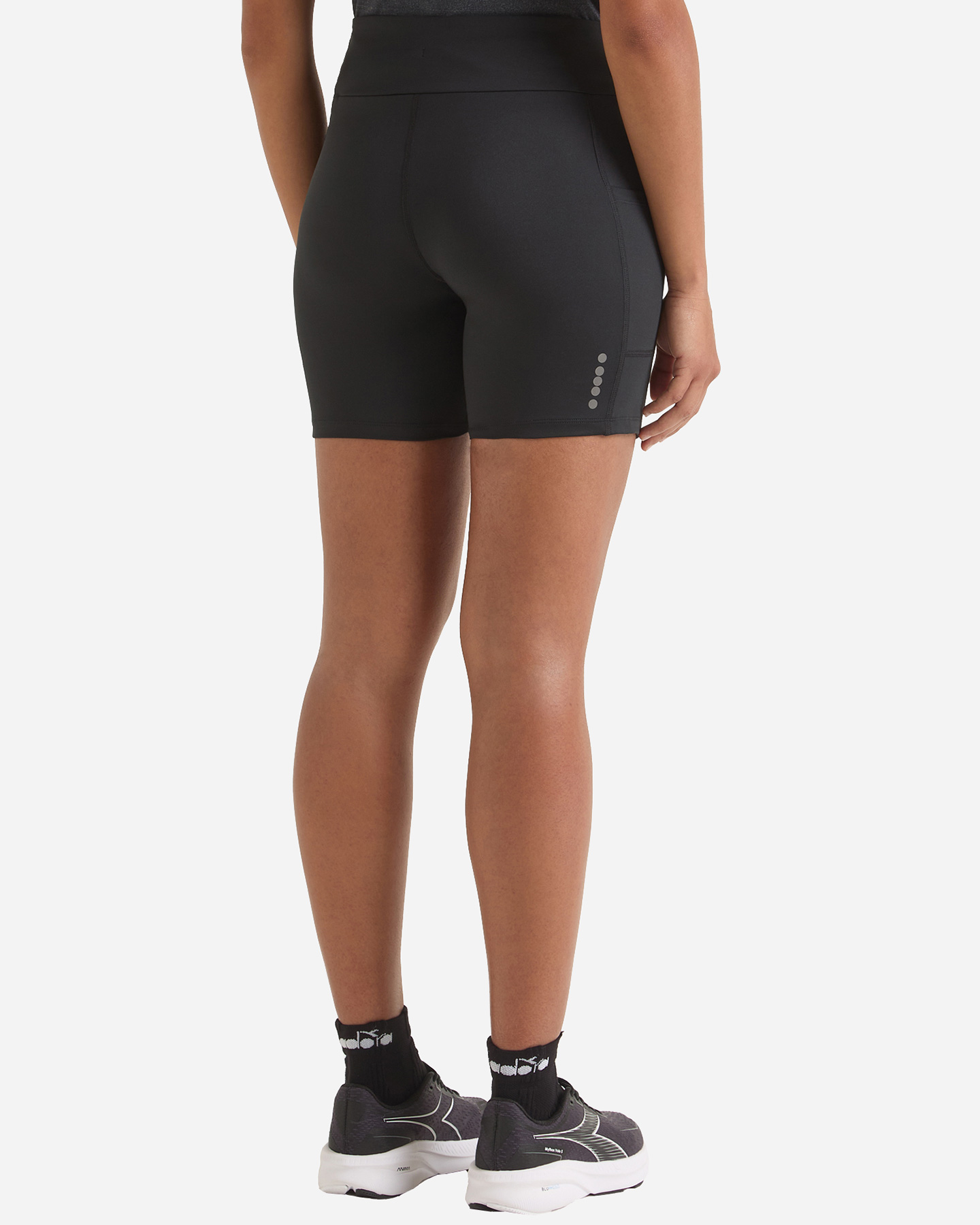 Short running DIADORA RUN LOVER W - Nero - 2 | Cisalfa Sport