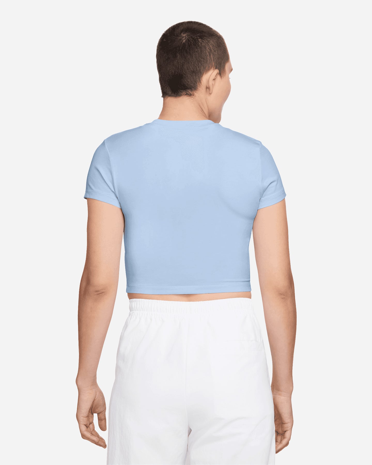 T-shirt NIKE CROP W - Azzurro - 1 | Cisalfa Sport