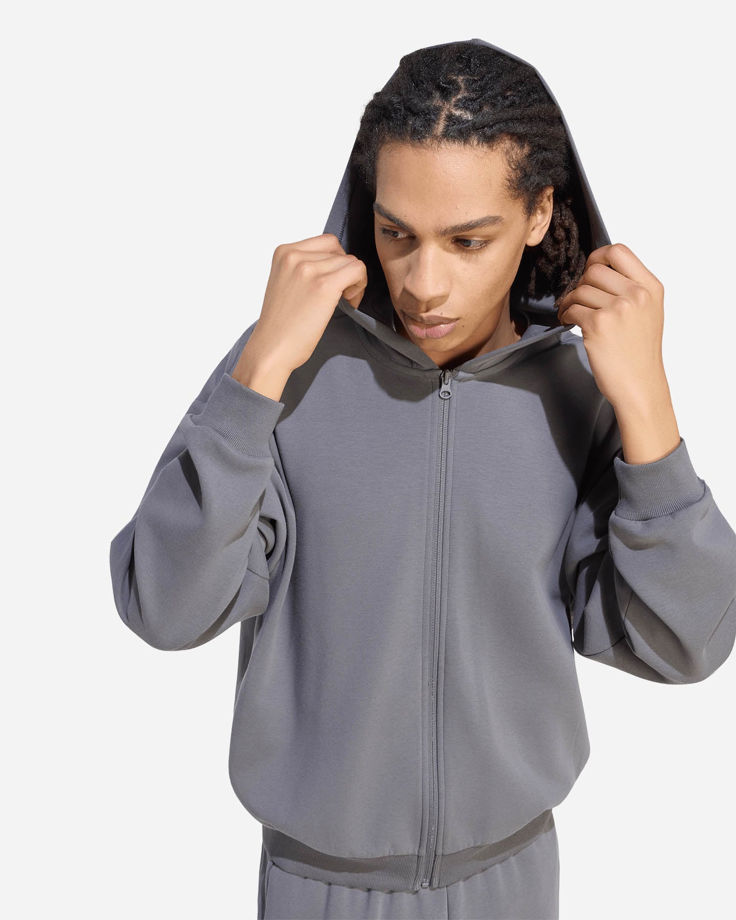 Felpa ADIDAS SOFT LUX M - Antracite - 4 | Cisalfa Sport