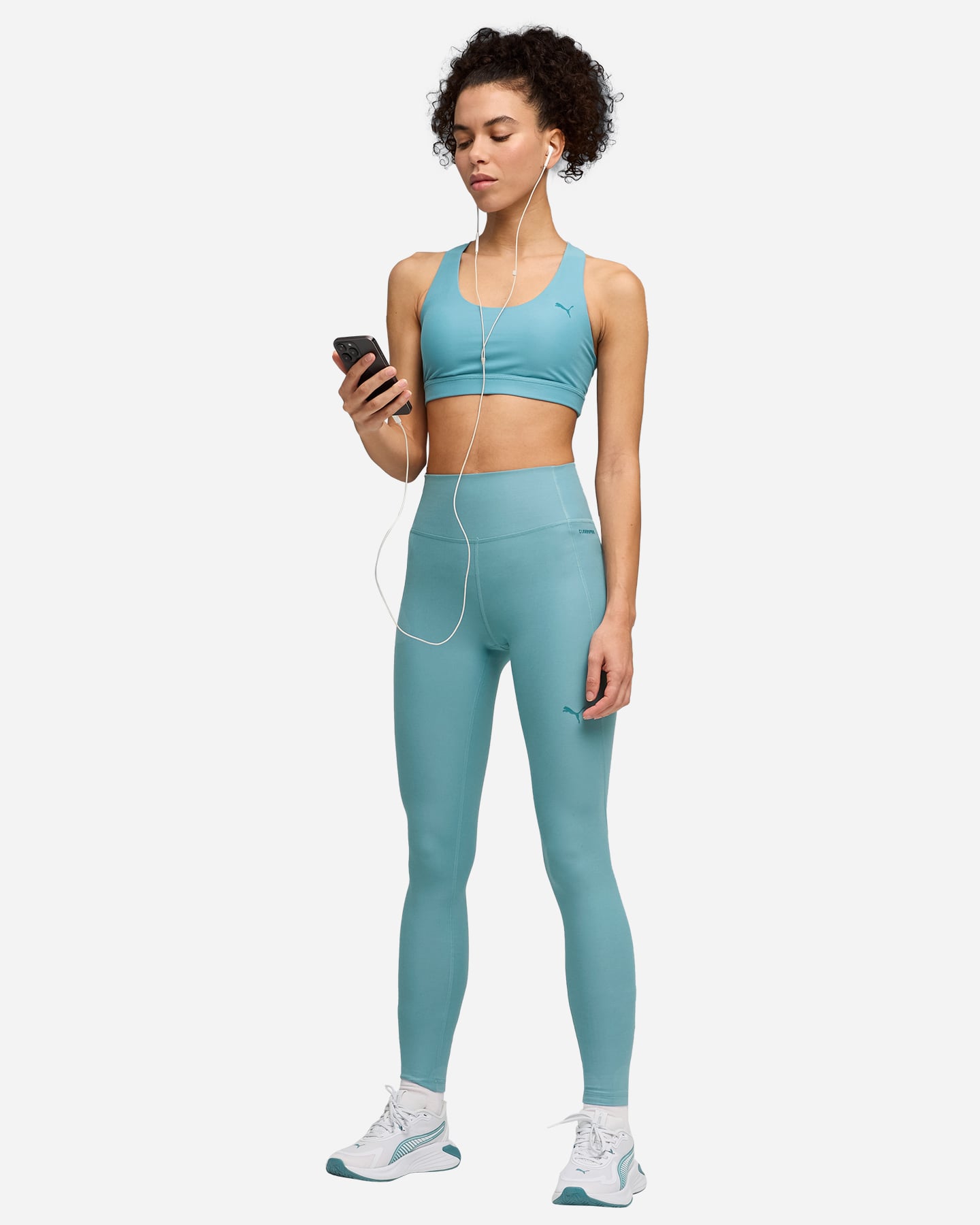 Bra training PUMA CLOUDSPUN W - Azzurro - 2 | Cisalfa Sport