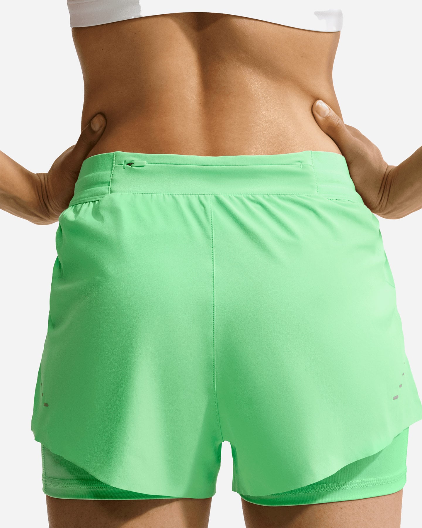 Short running NIKE SWIFT W - Verde - 4 | Cisalfa Sport