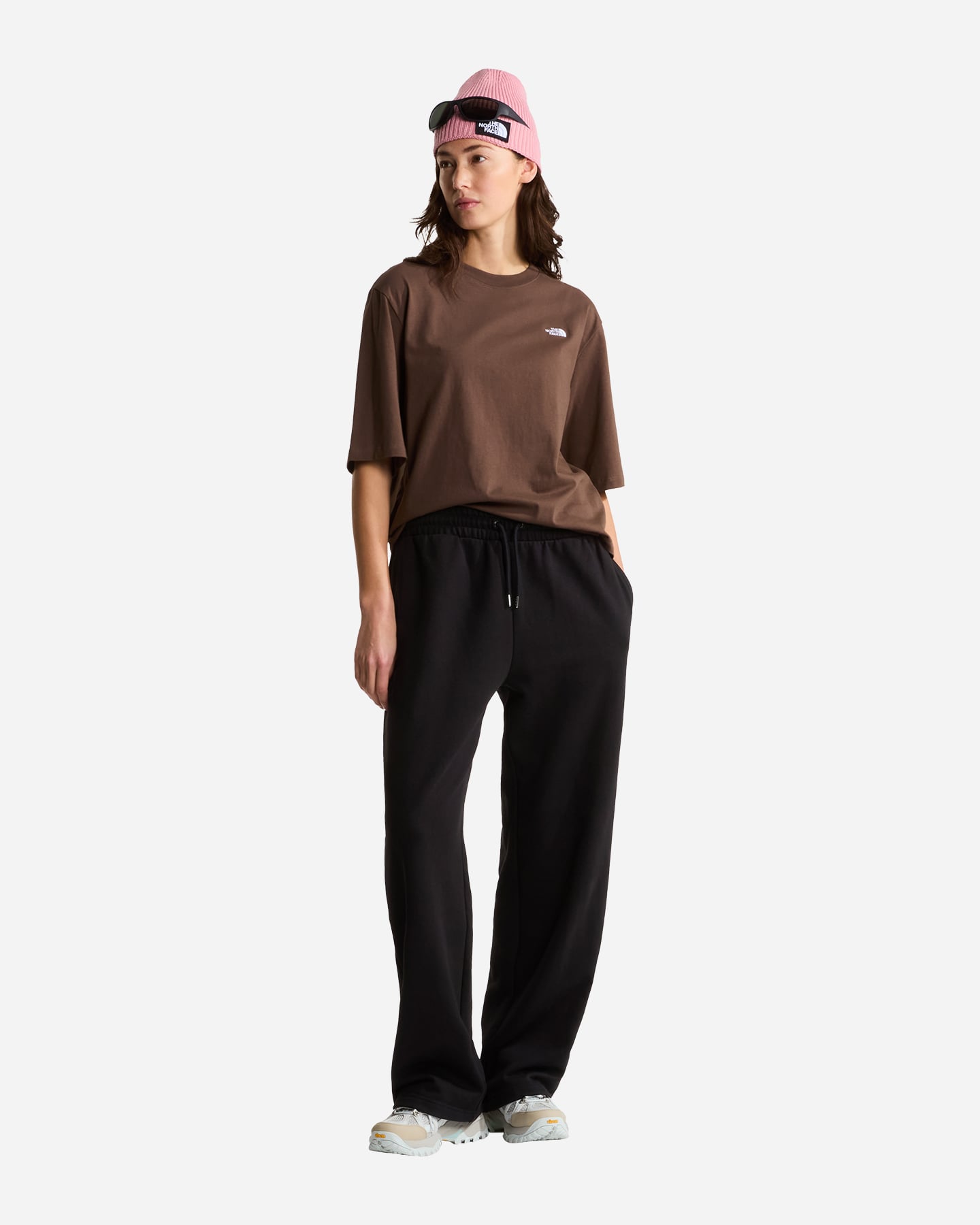 T-shirt THE NORTH FACE ESSENTIAL SIMPLE DOME W - Marrone - 4 | Cisalfa Sport