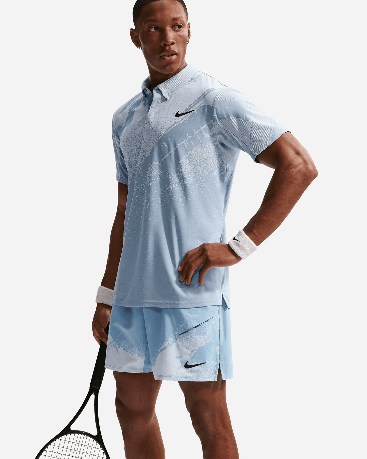 Pantaloncini tennis NIKE YANNIK M - Blu - 3 | Cisalfa Sport
