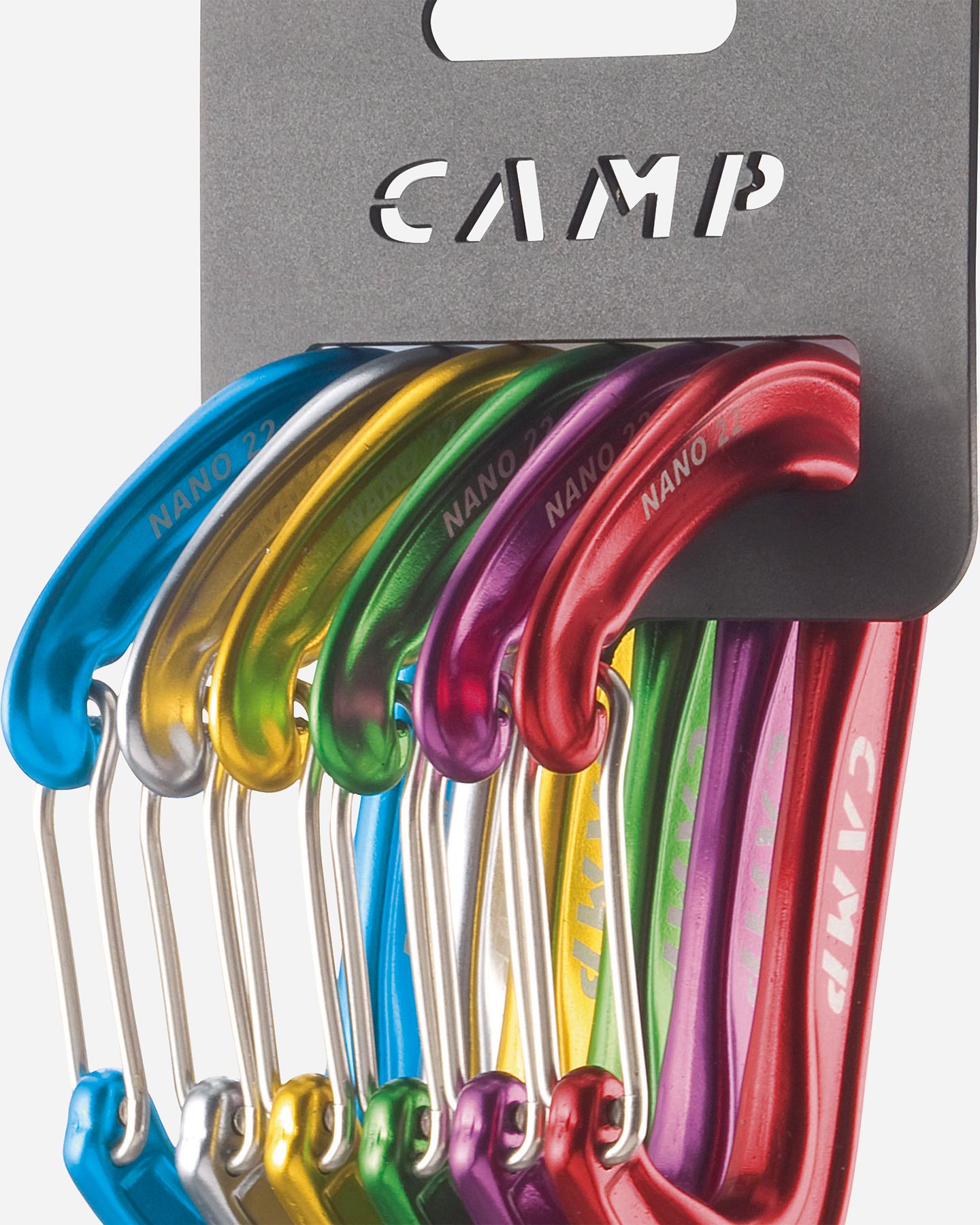 Moschettone CAMP NANO RACK PACK 6PZ  - Color mix - 1 | Cisalfa Sport