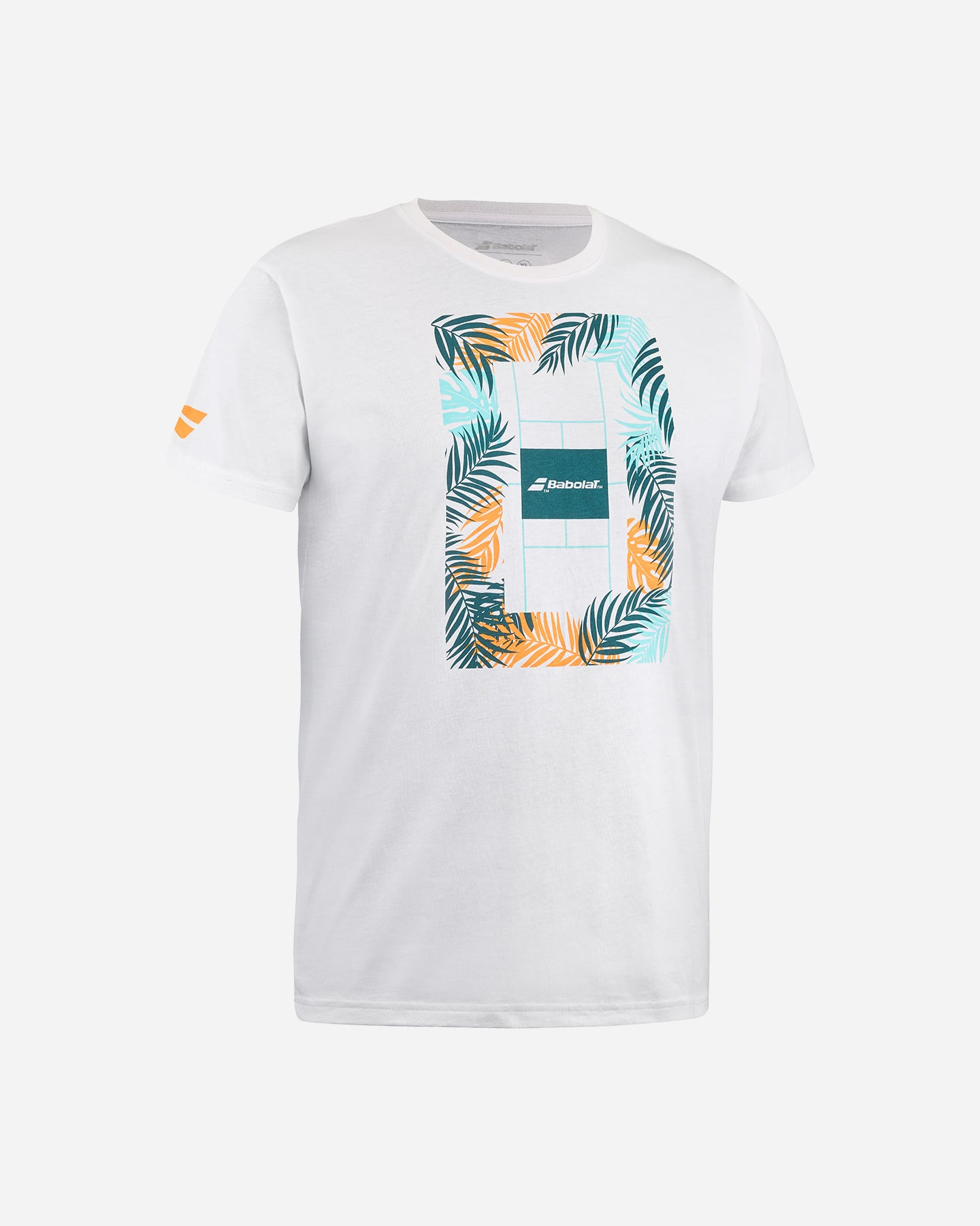 T-shirt tennis BABOLAT EXS MSG M - Bianco - 1 | Cisalfa Sport