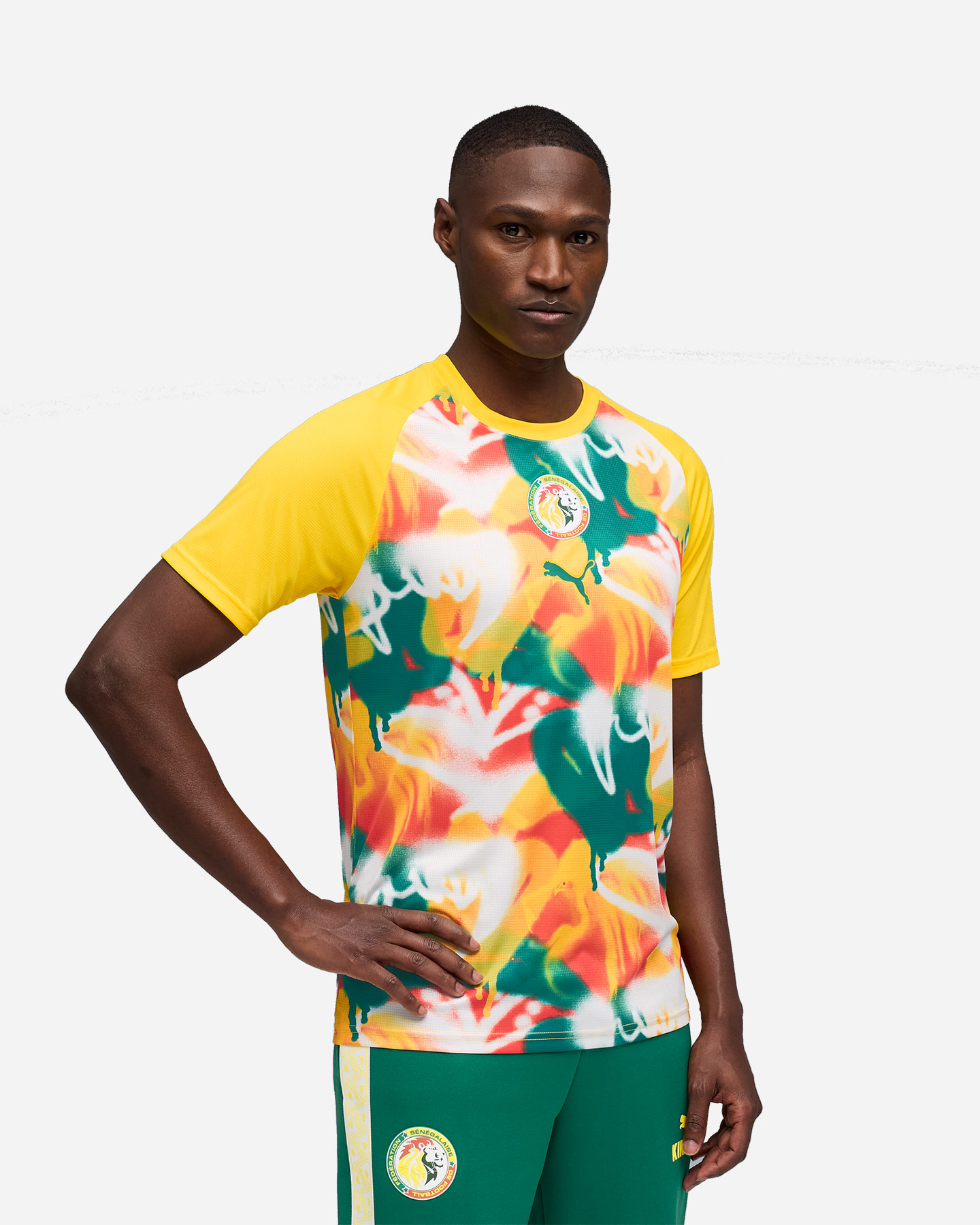 Abbigliamento calcio ufficiale PUMA PREMATCH SENEGAL 26 M - Color mix - 2 | Cisalfa Sport