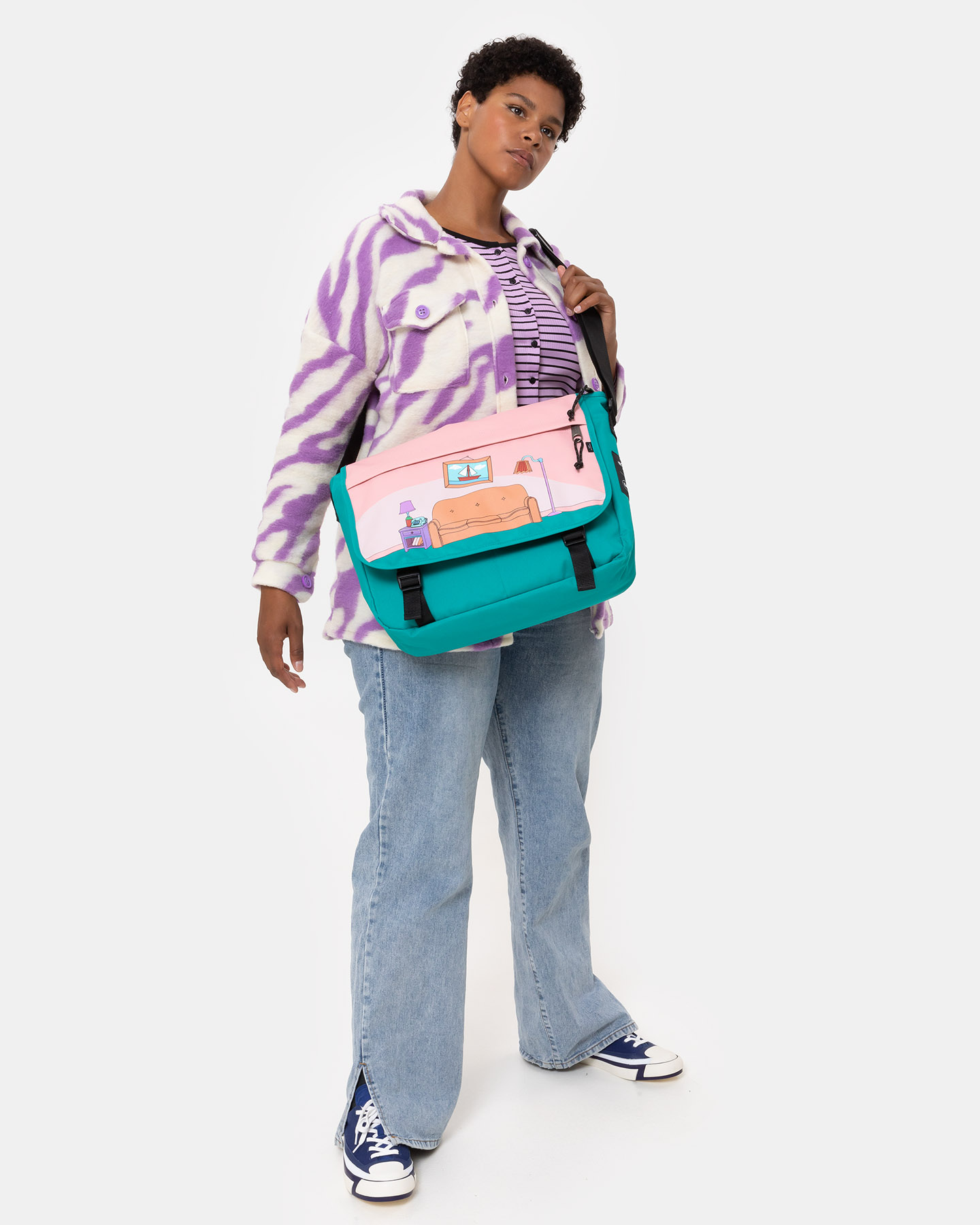 Tracolla EASTPAK DELEGATE+ THE SIMPSONS SOFA  - Color mix - 3 | Cisalfa Sport