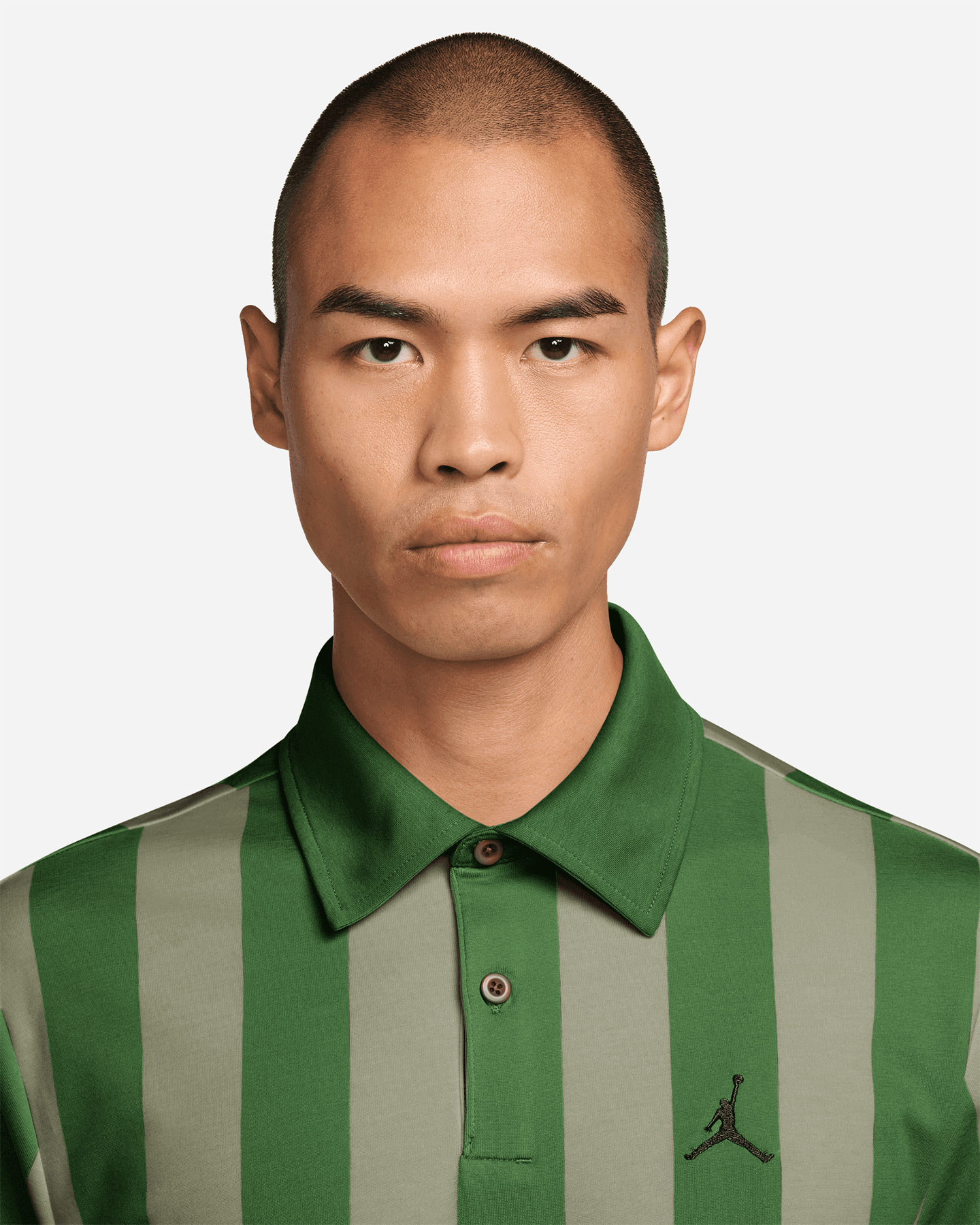 T-shirt NIKE JORDAN GOLF STRIPES M - Verde - 2 | Cisalfa Sport