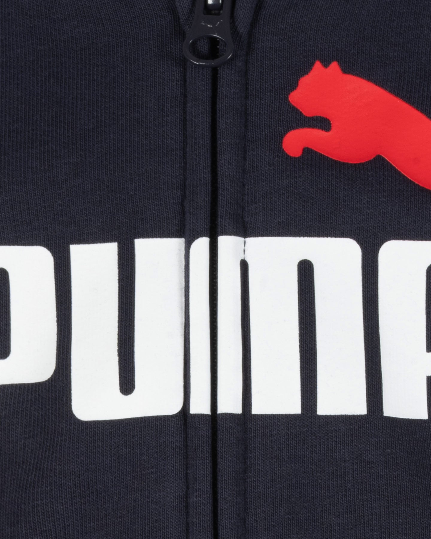 Felpa PUMA SMALL LOGO JR - Blu Navy - 2 | Cisalfa Sport