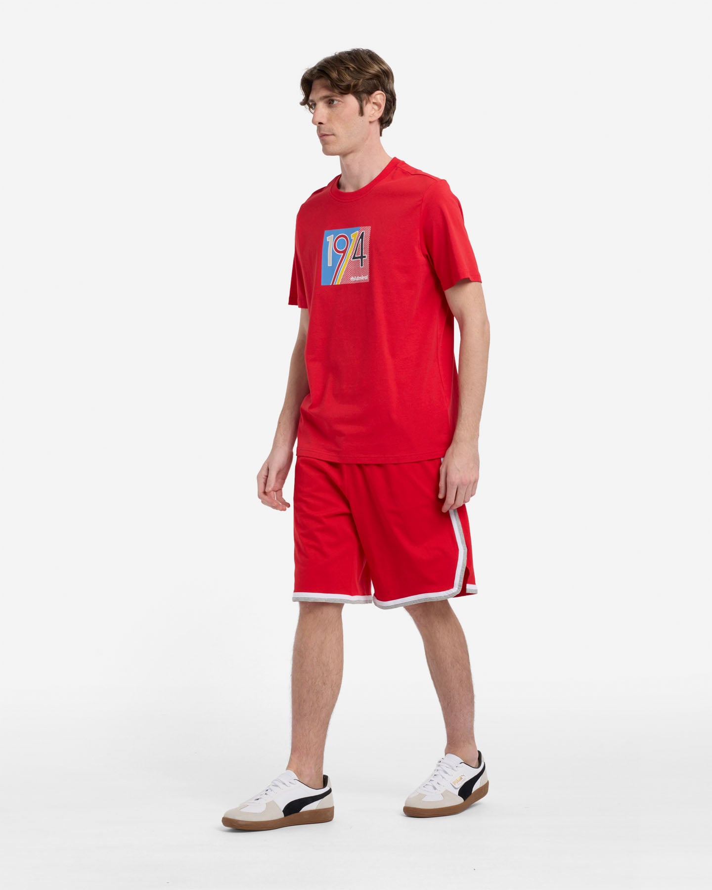 T-shirt ADMIRAL ESSENTIAL COLLEGE M - Rosso - 4 | Cisalfa Sport