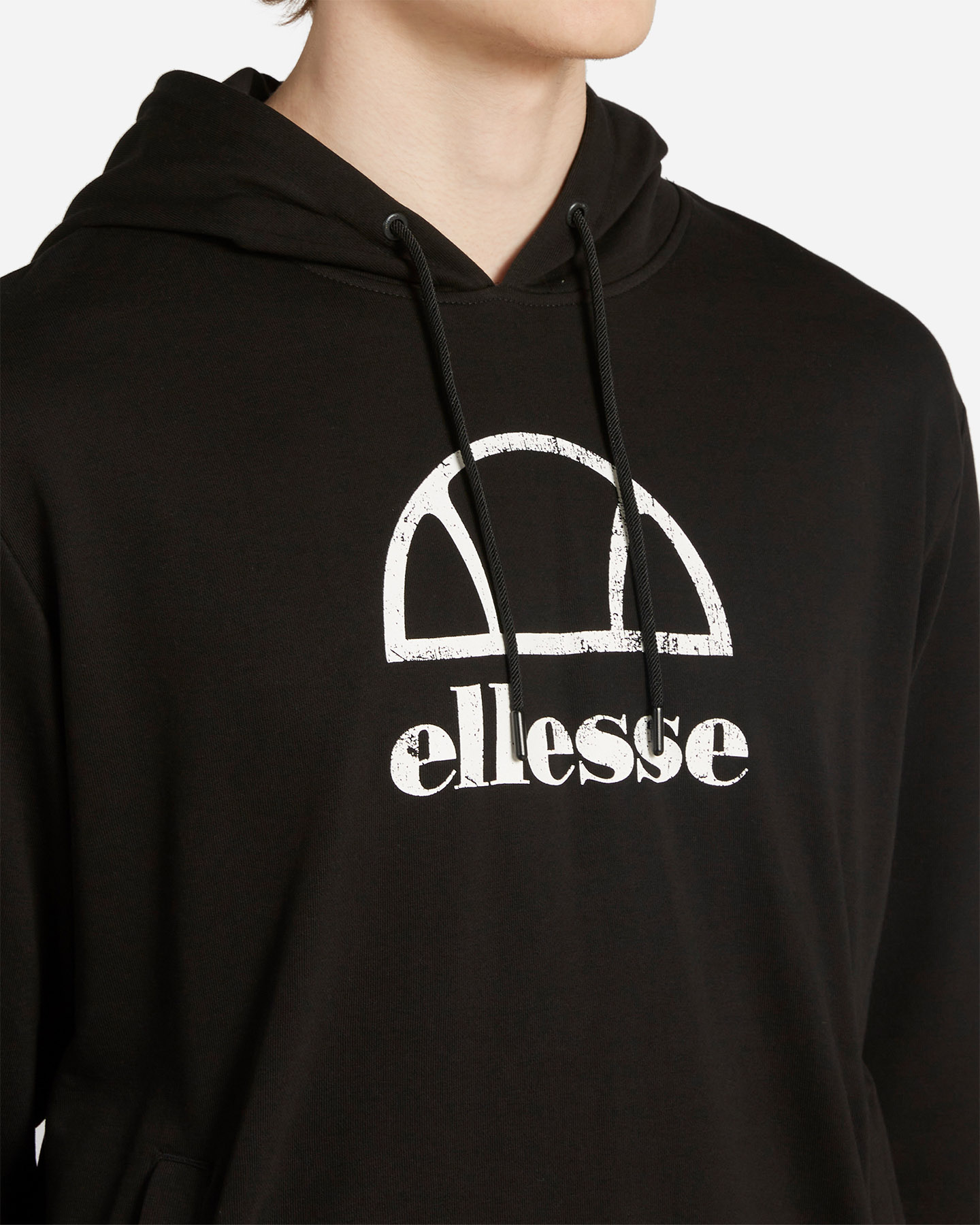 Felpa ELLESSE VINTAGE M - Nero - 4 | Cisalfa Sport
